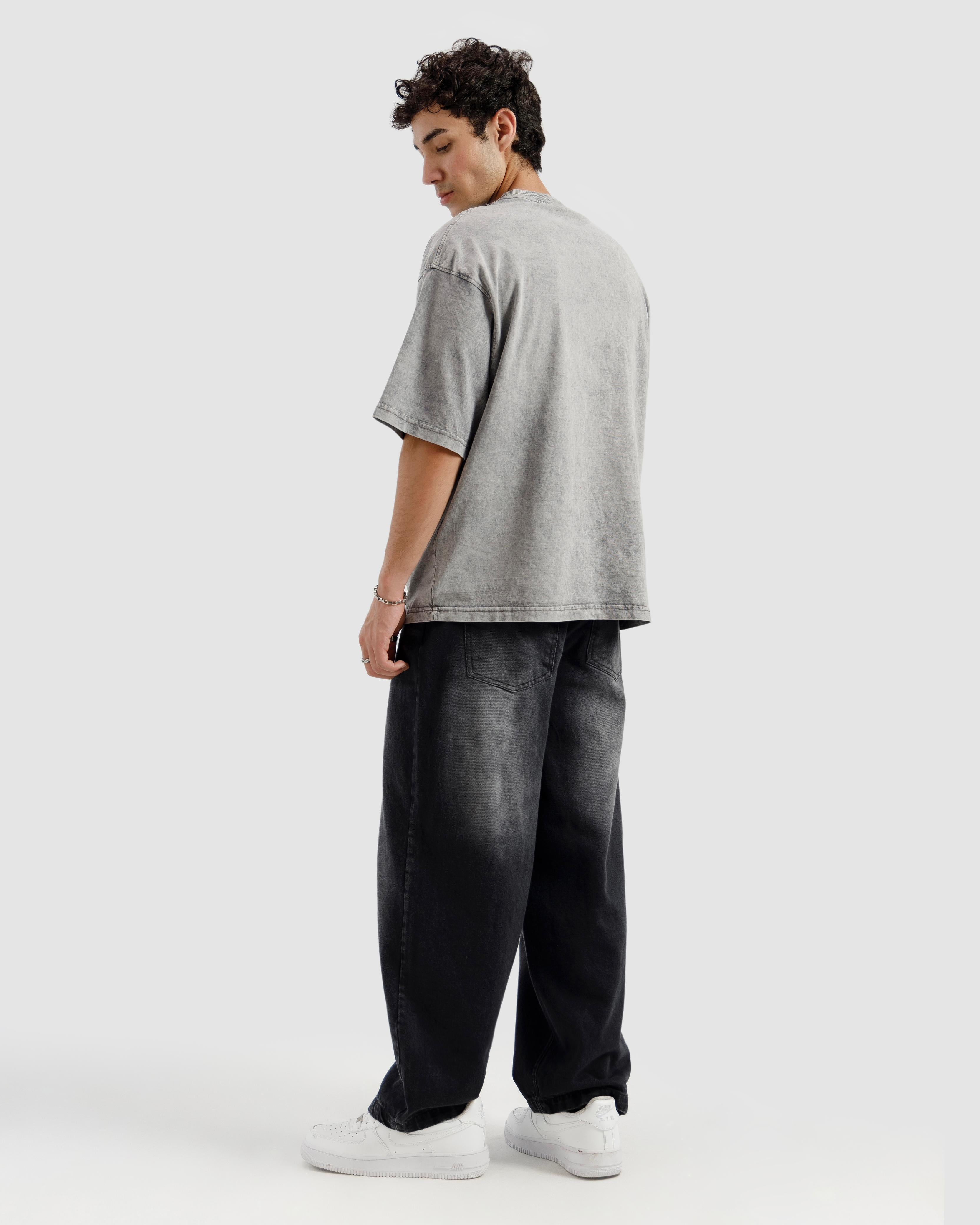 Washed Grey Essential Tshirt