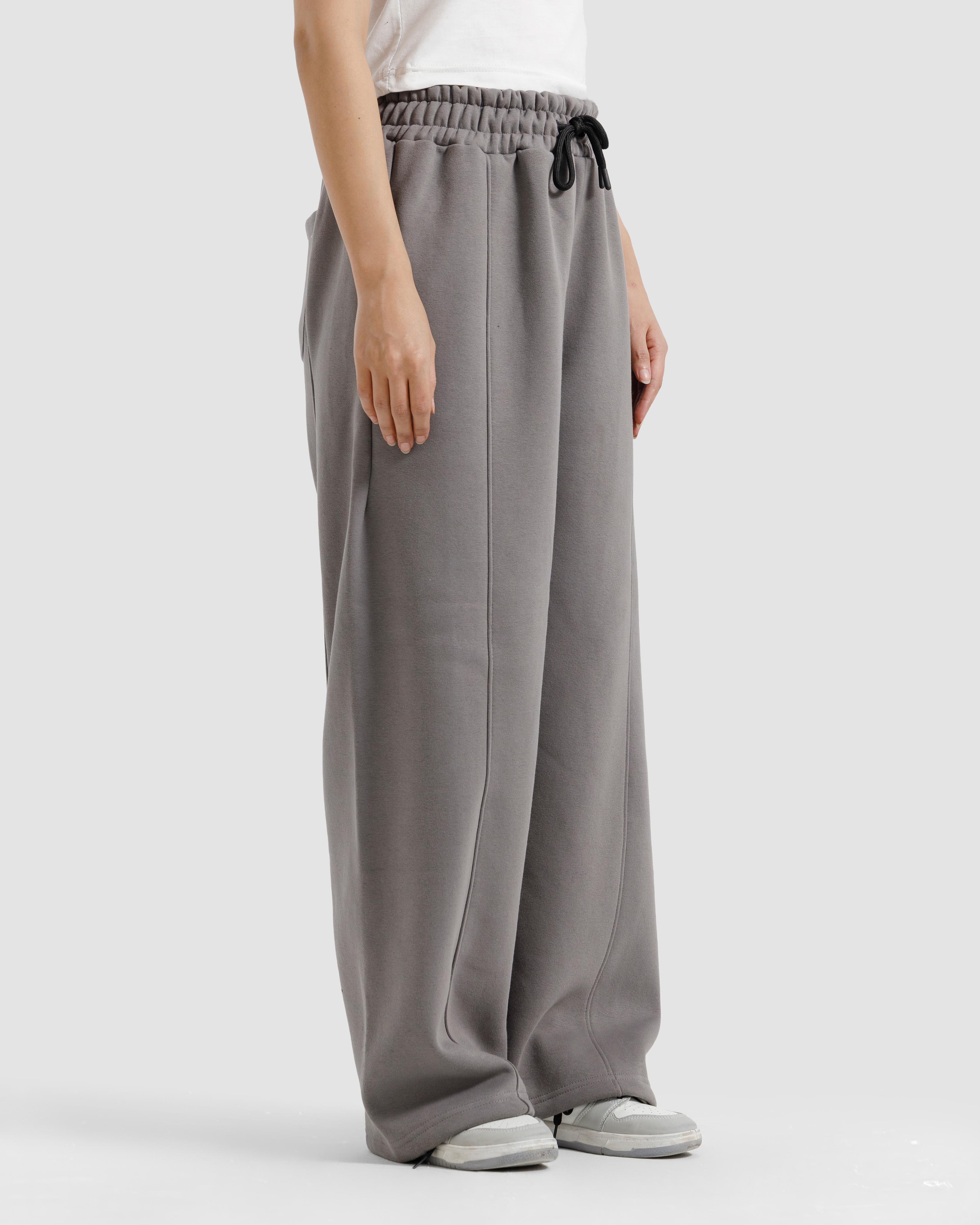 Straight-Leg Baggy Trousers