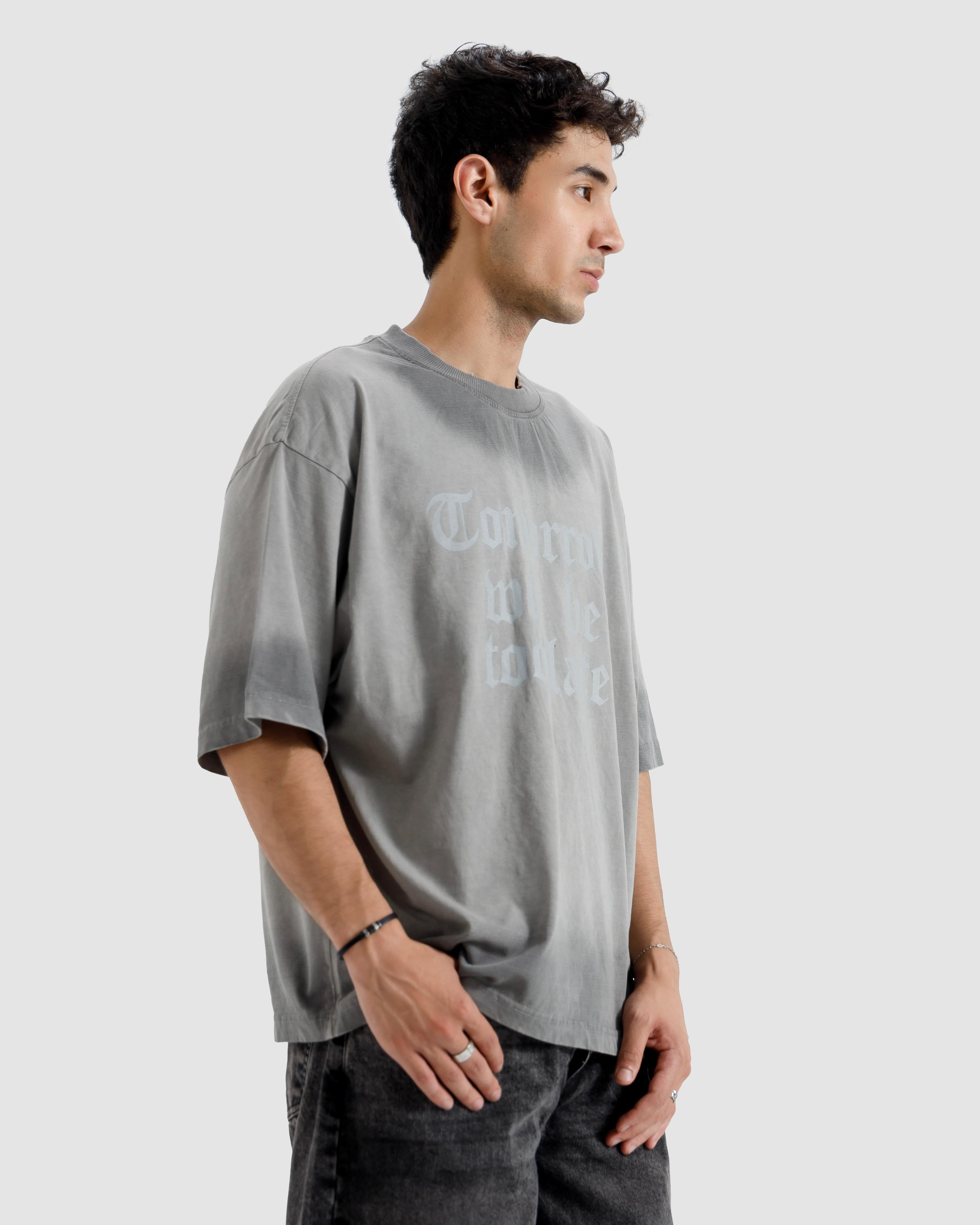 Washed Printed Tshirt