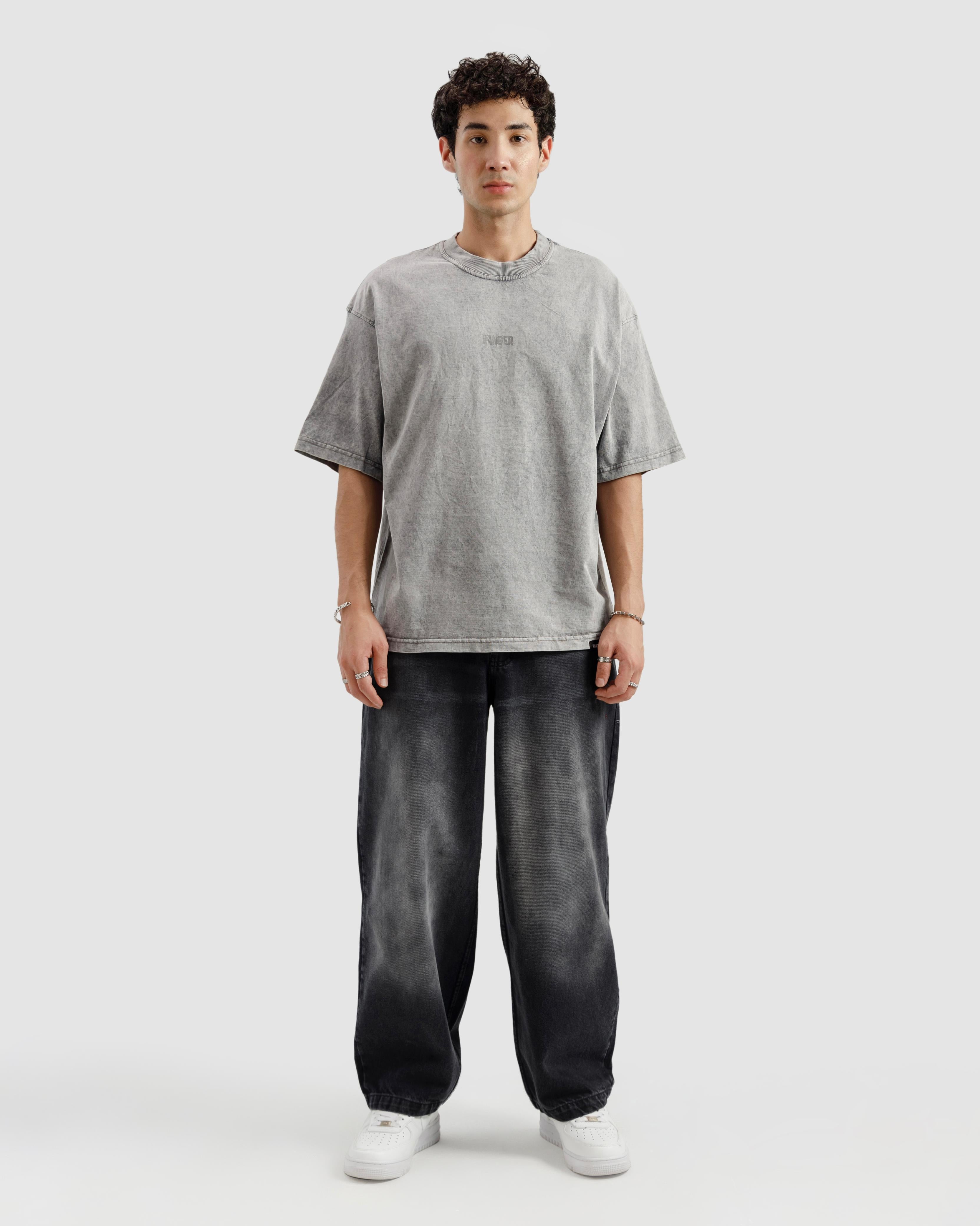 Washed Grey Essential Tshirt