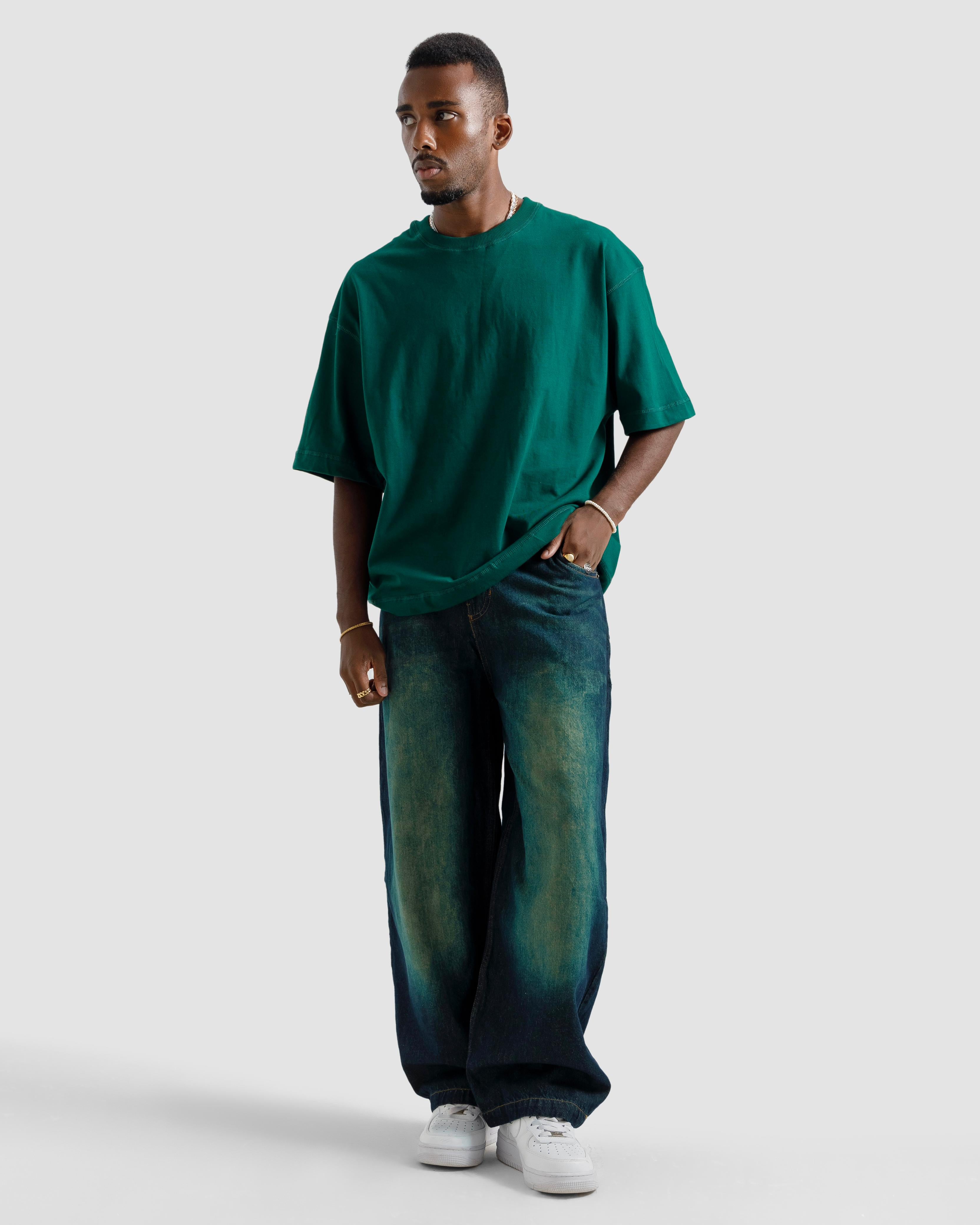 Boxy Seam Detail Basic Essential