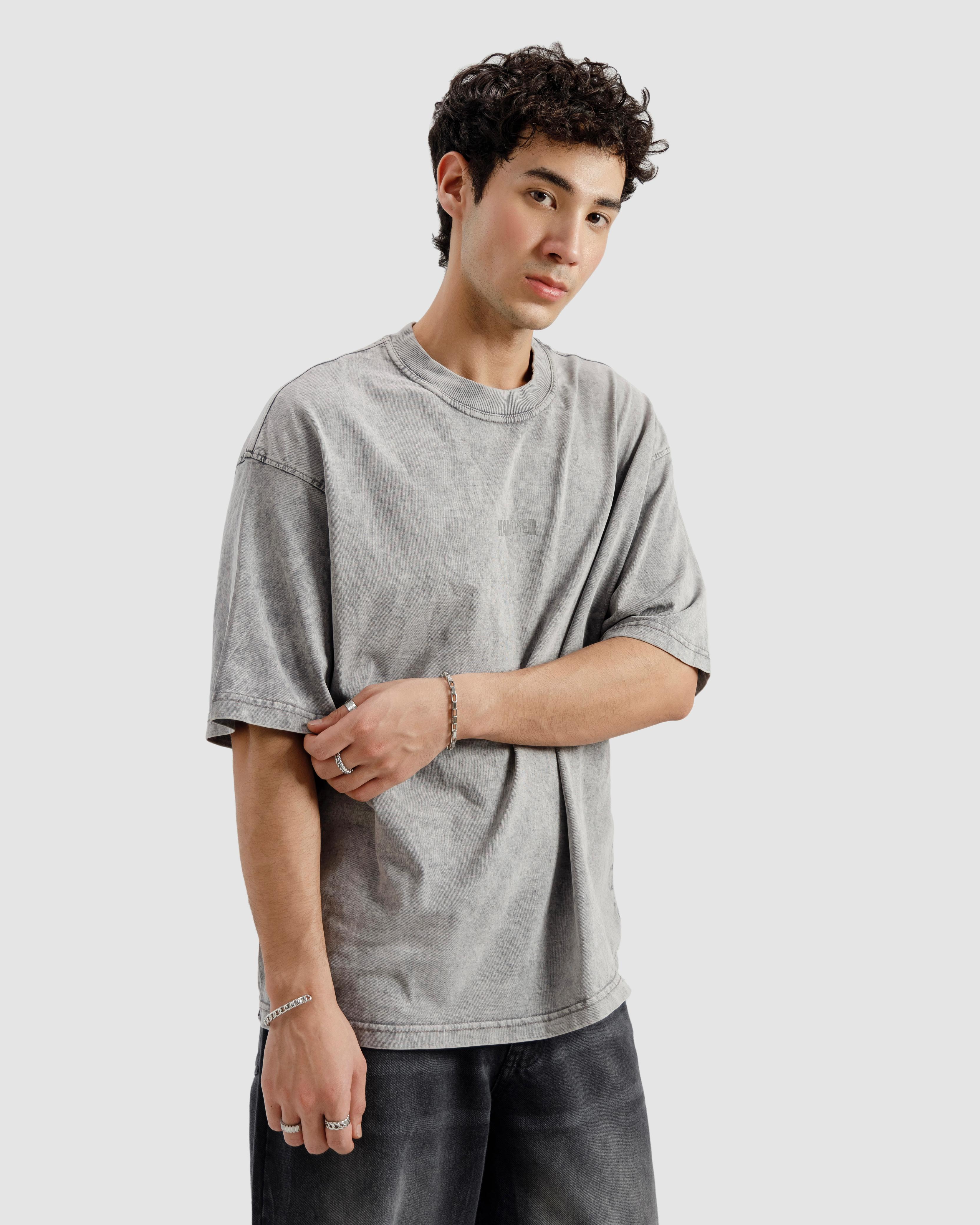Washed Grey Essential Tshirt