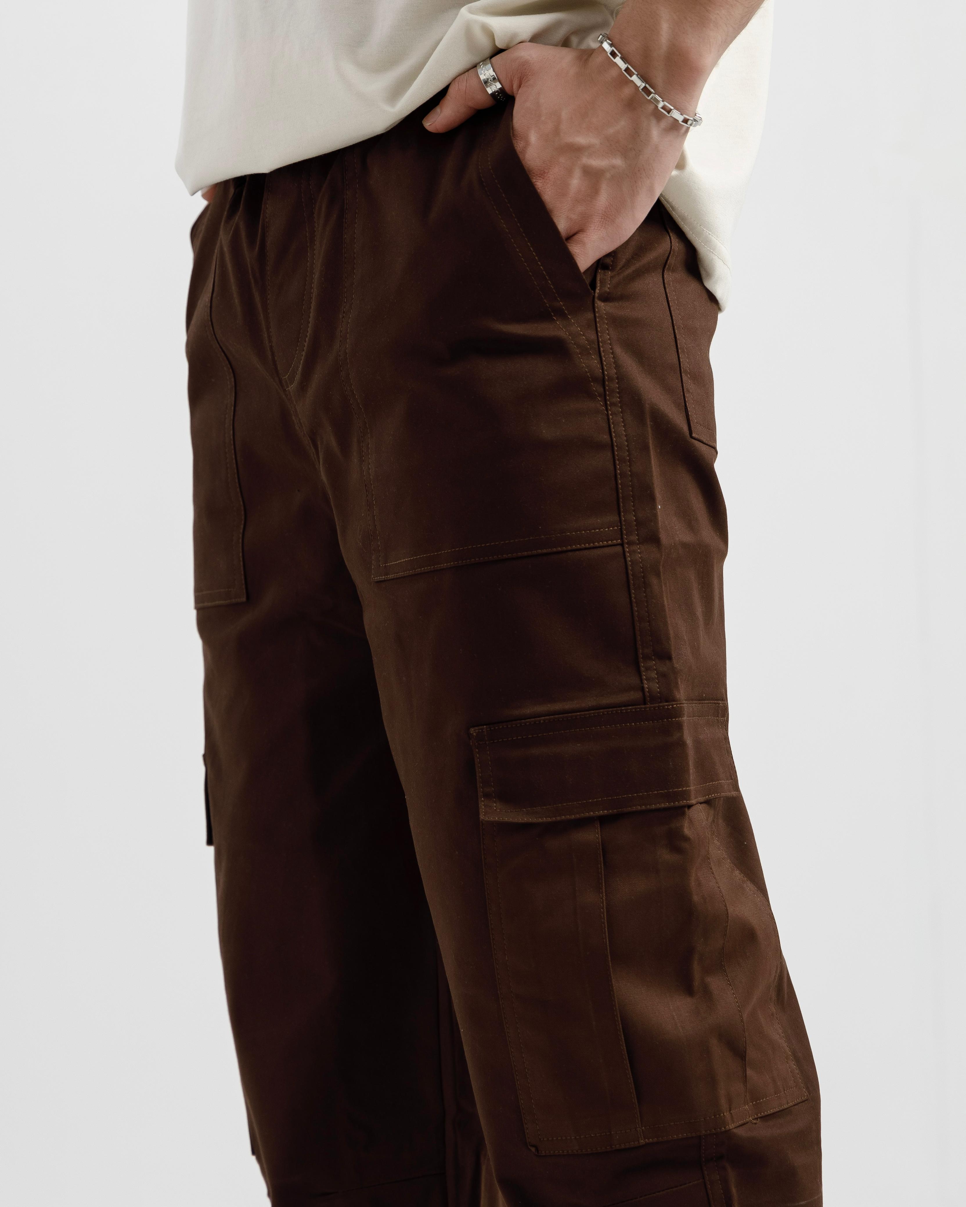 Brown Cargo Pants