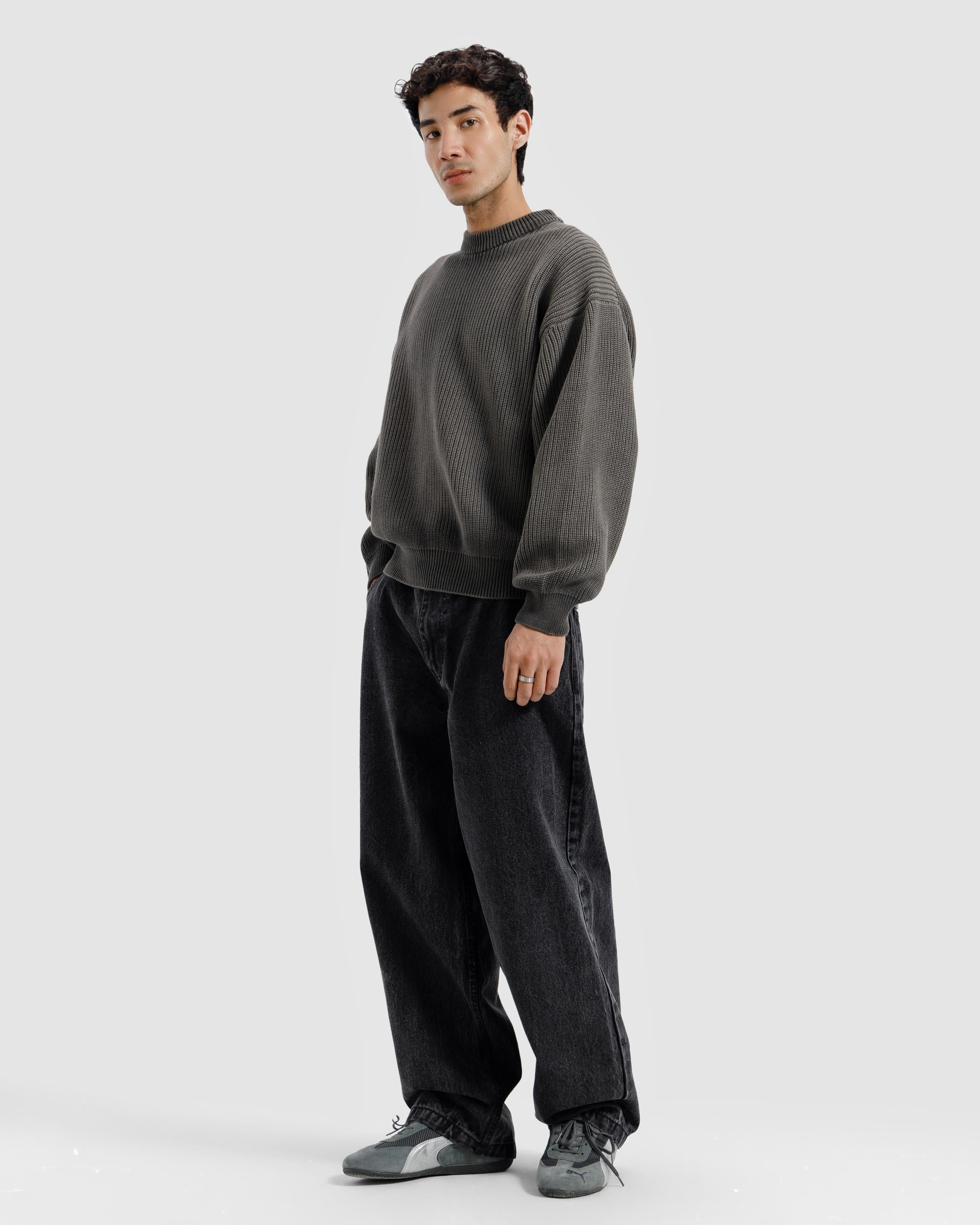 Washed Knitted Sweater