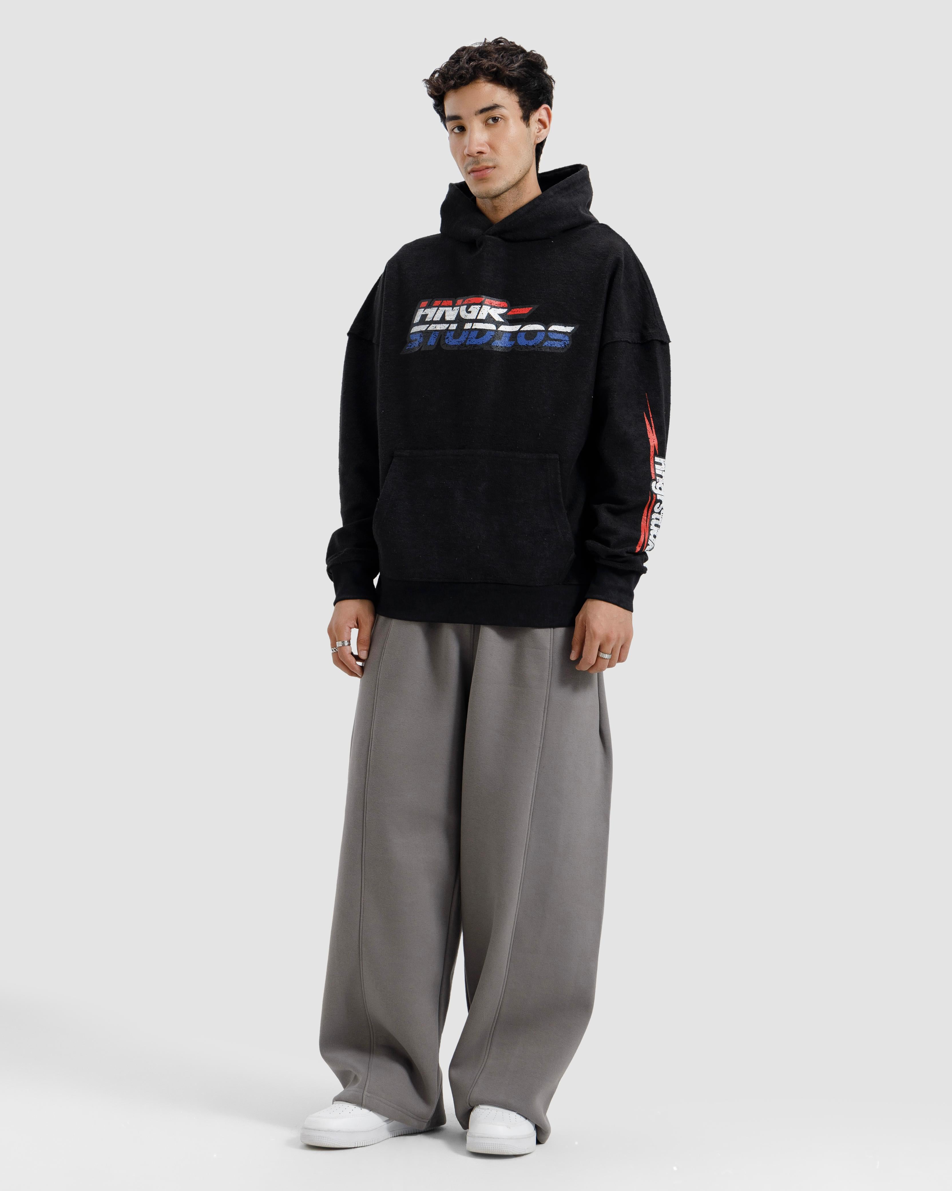 Washed Reverse Detail Hngr Studios Hoodie