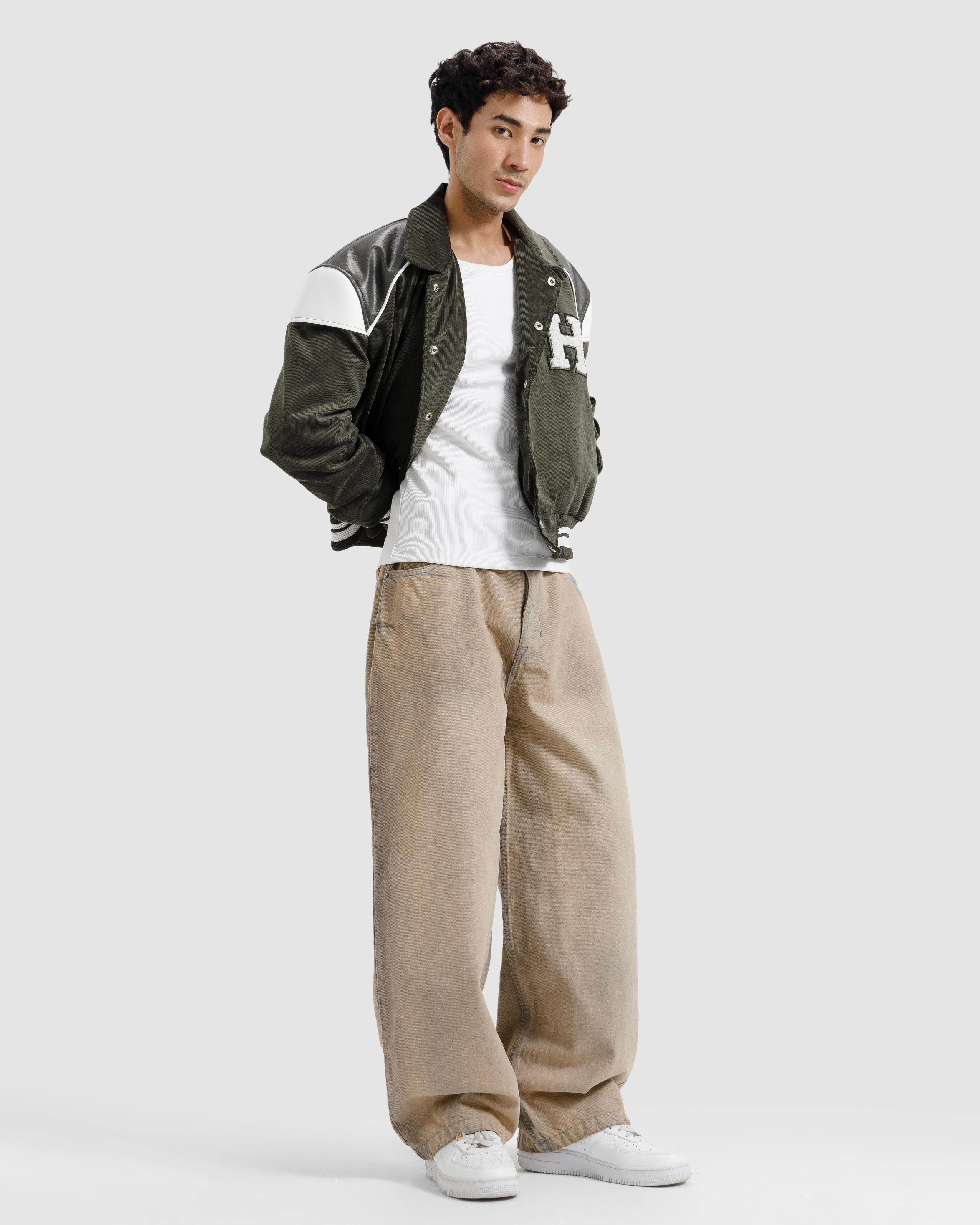 Corduroy Varsity Jacket