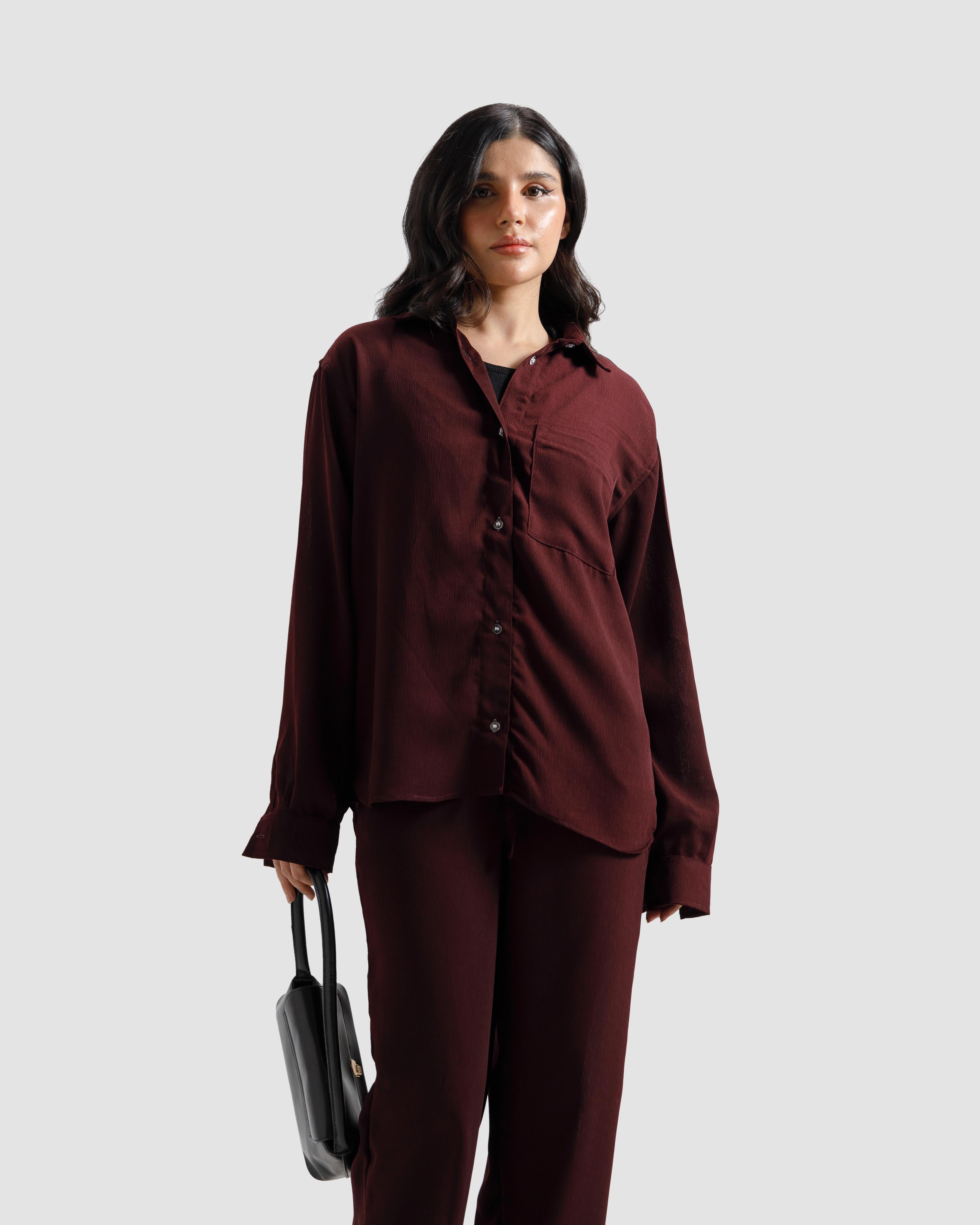 Creased Effect Co-Ord Set