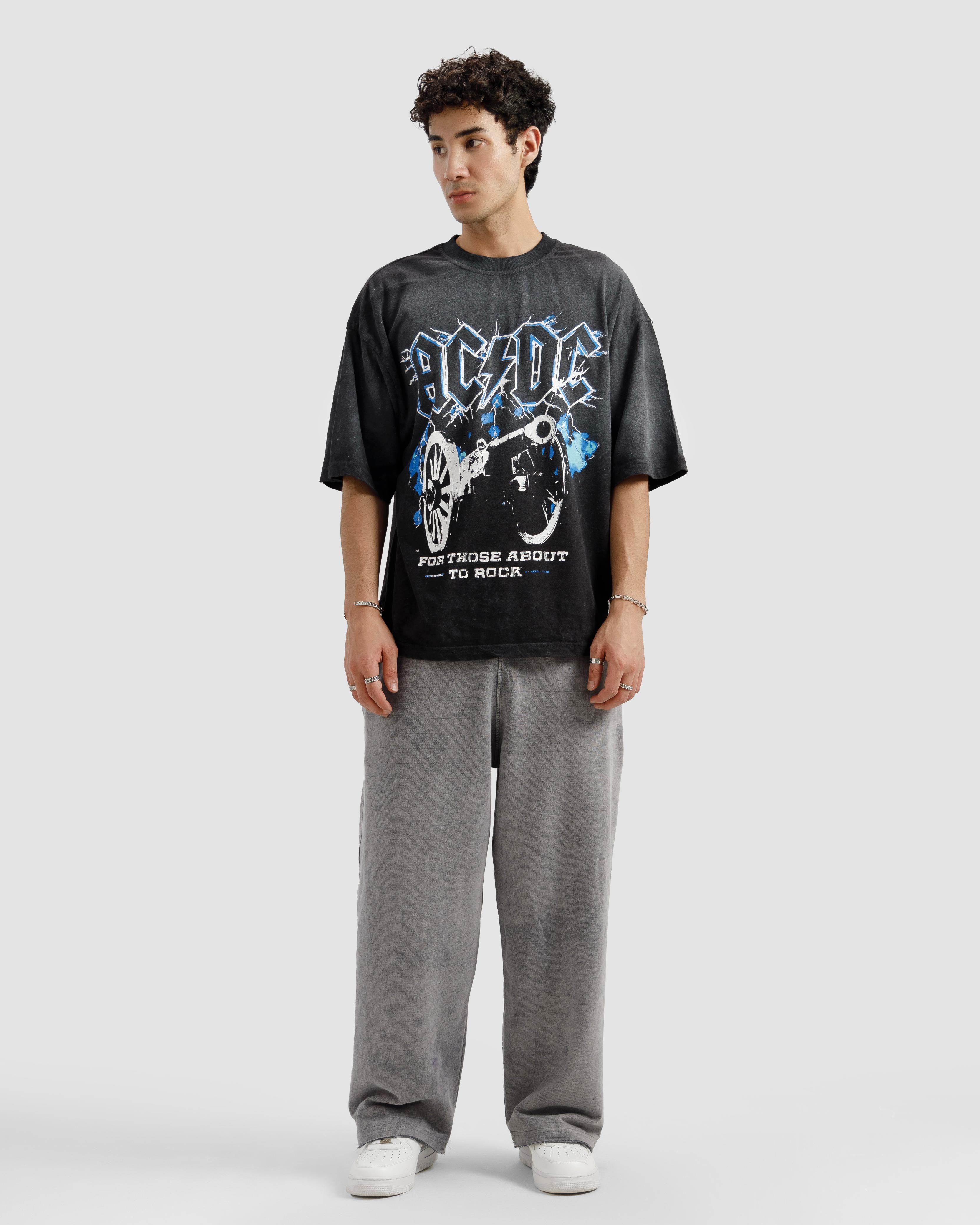 Washed Faded ACDC Tshirt