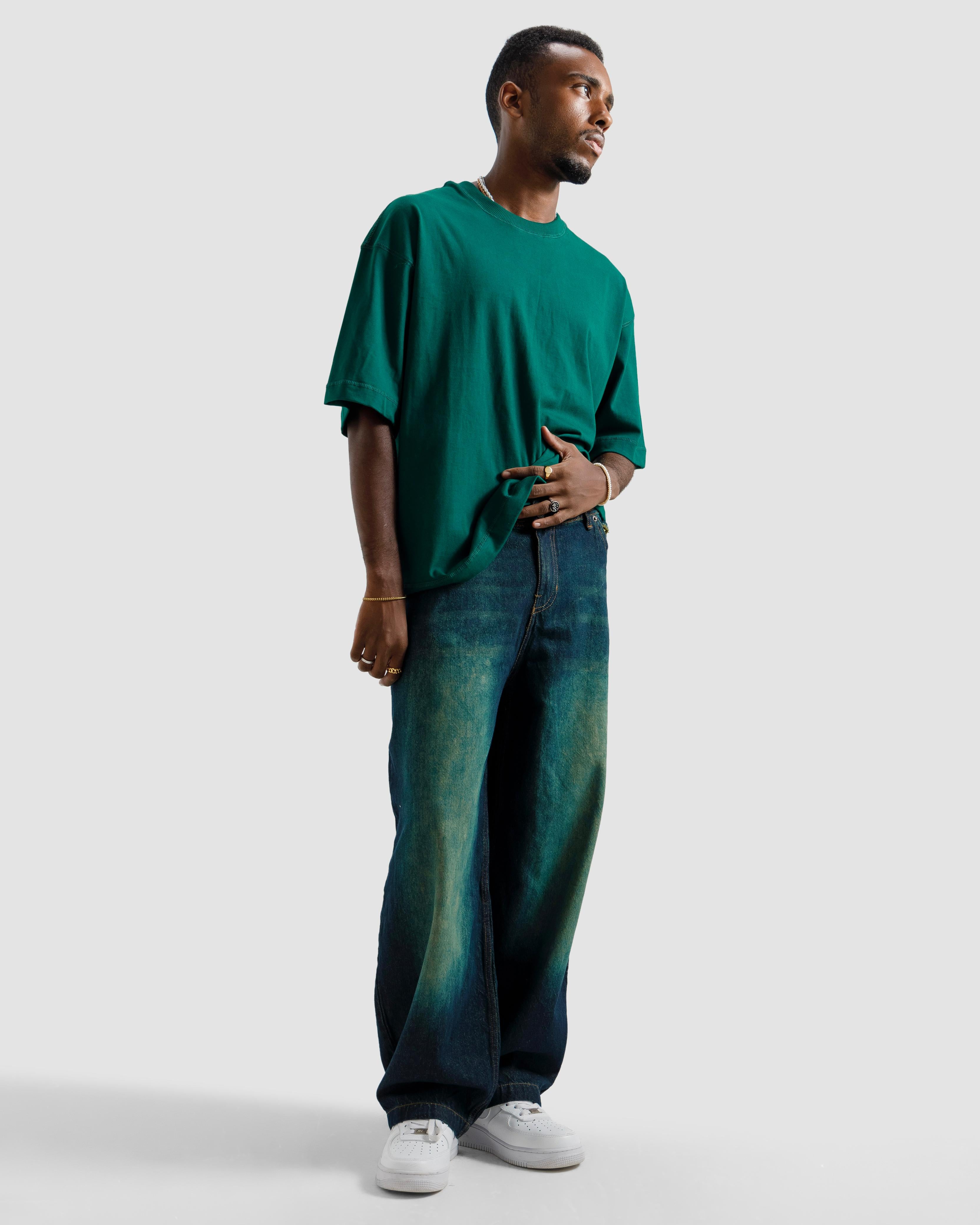 Boxy Seam Detail Basic Essential