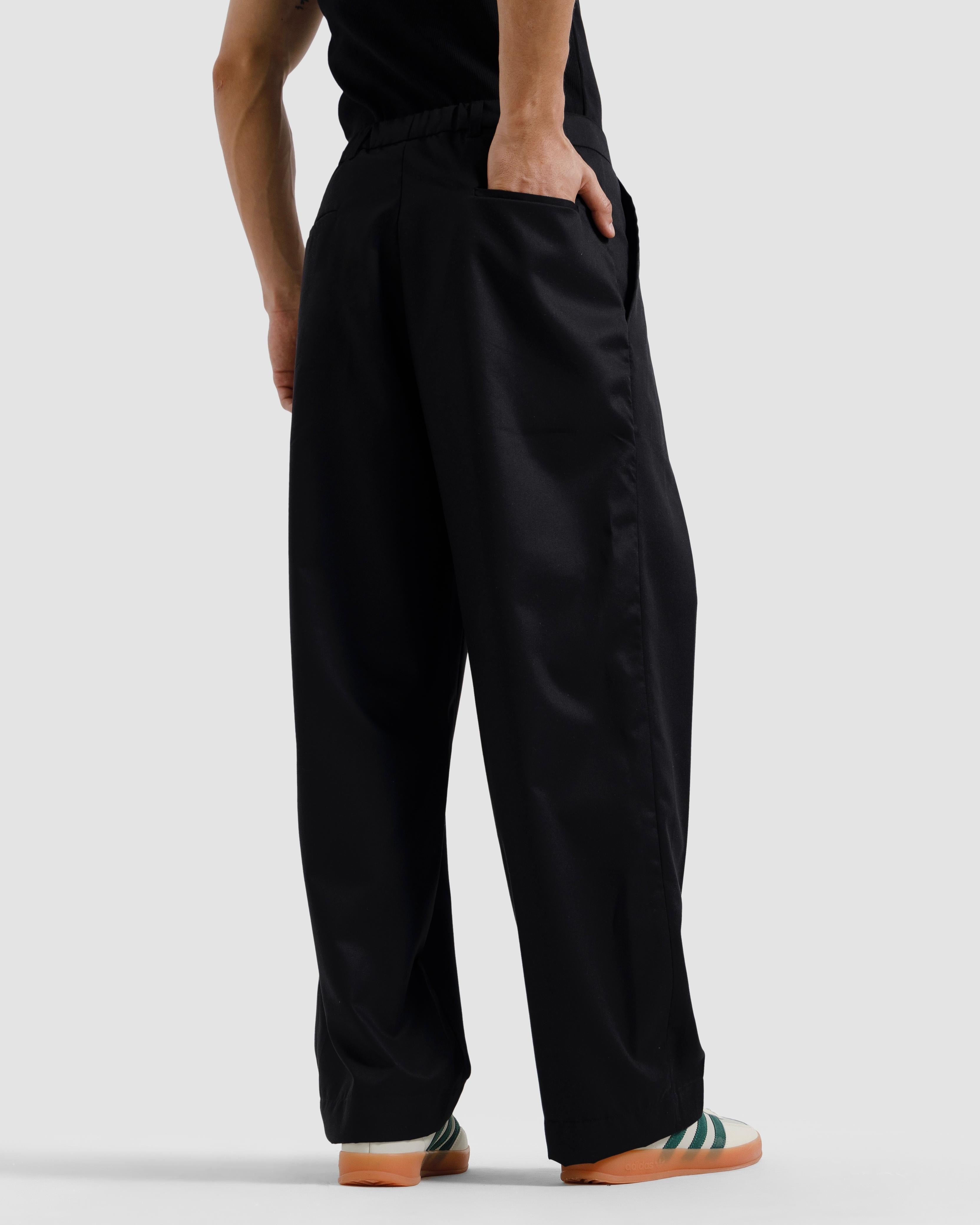 Tailored Pinstriped Pleated Pants