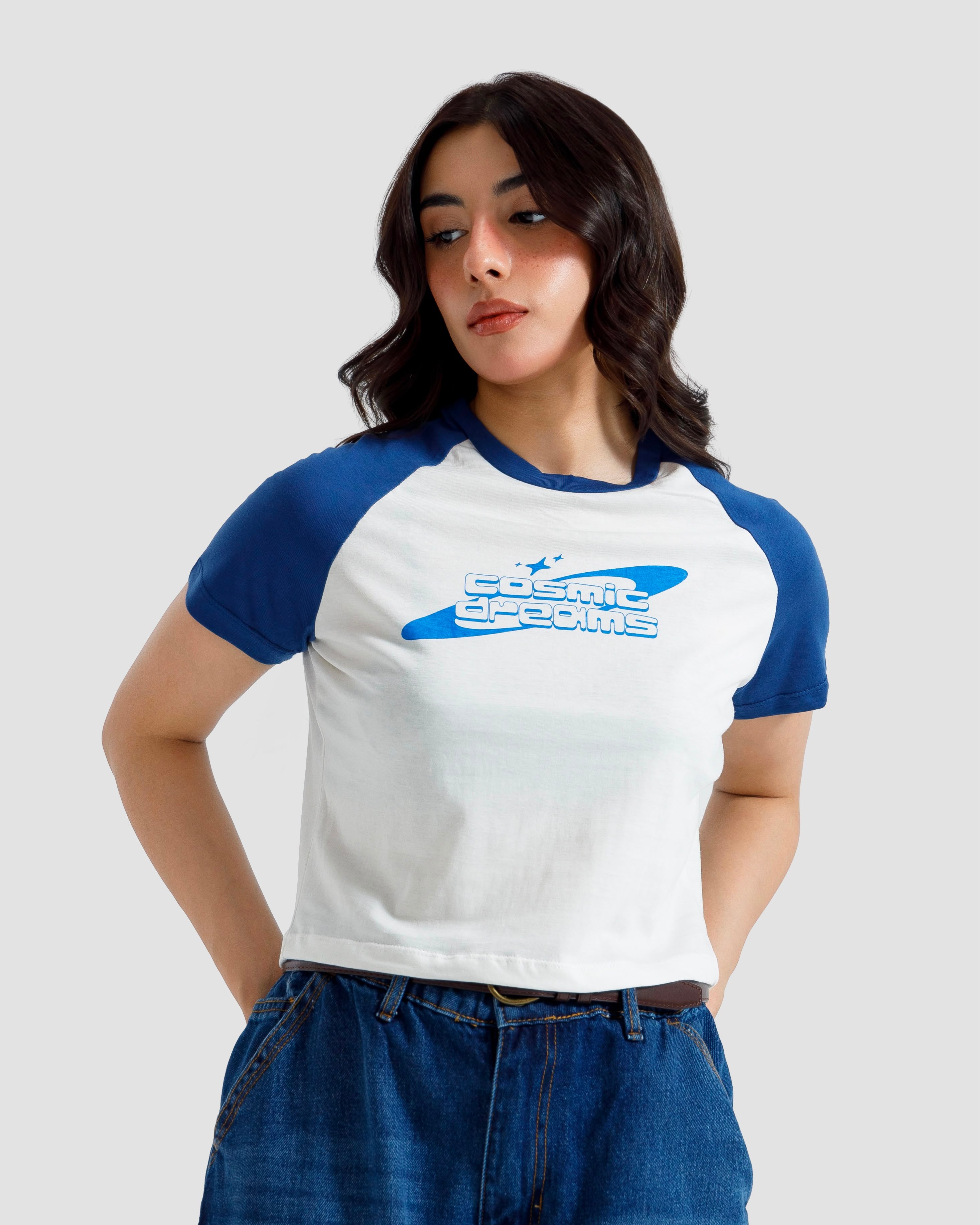 Cosmic Dream Raglan Baby Tee