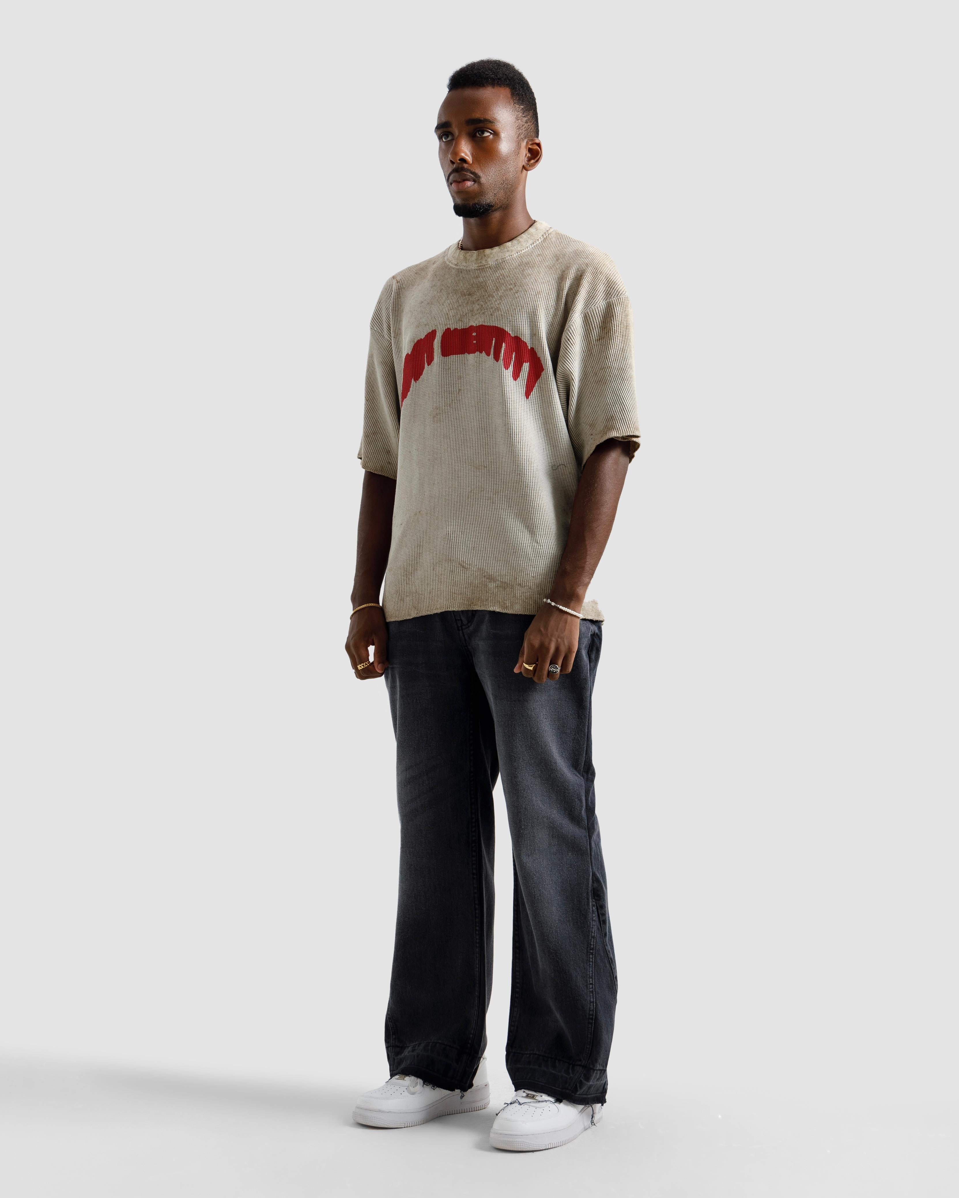 Washed Waffle Lost Identity Tshirt
