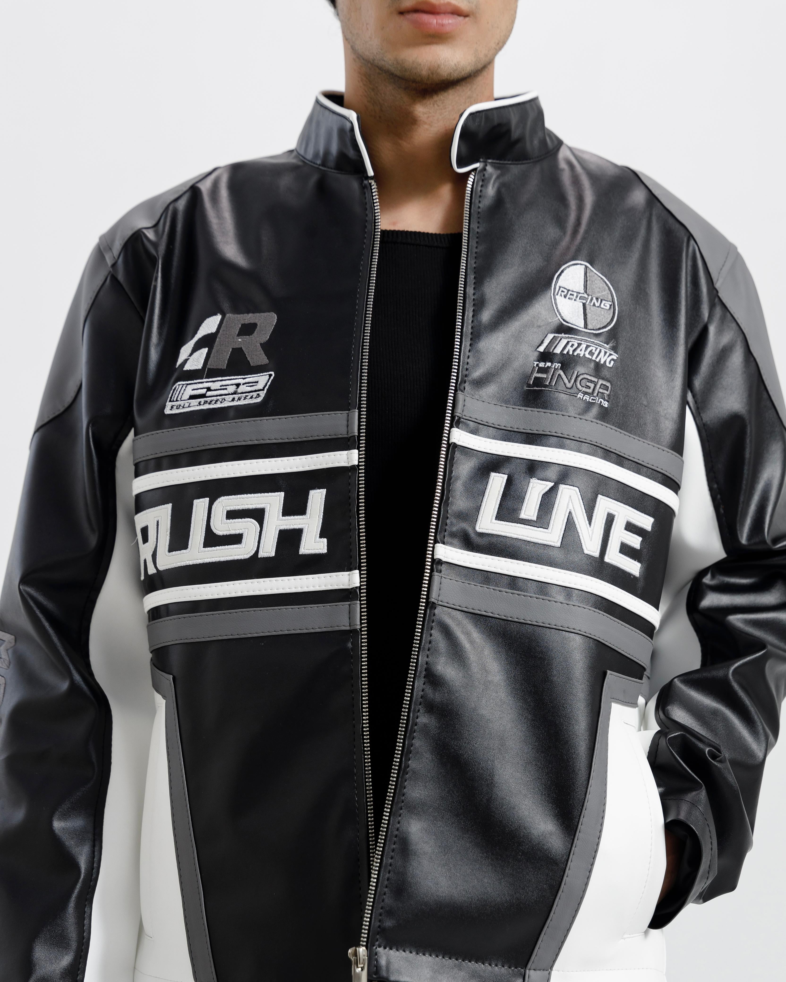 Faux Leather Biker Jacket