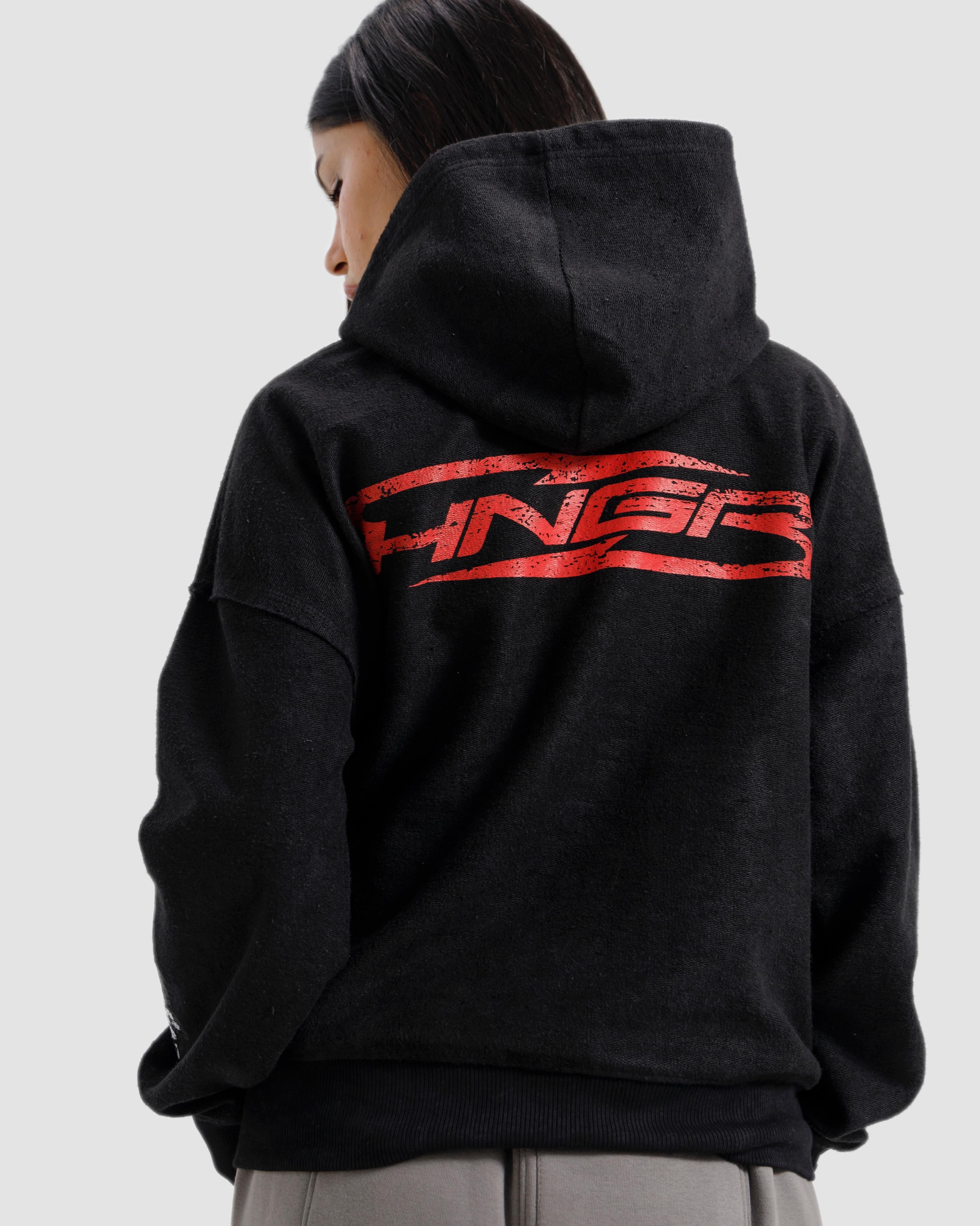 Washed Reverse Detail Hngr Studios Hoodie