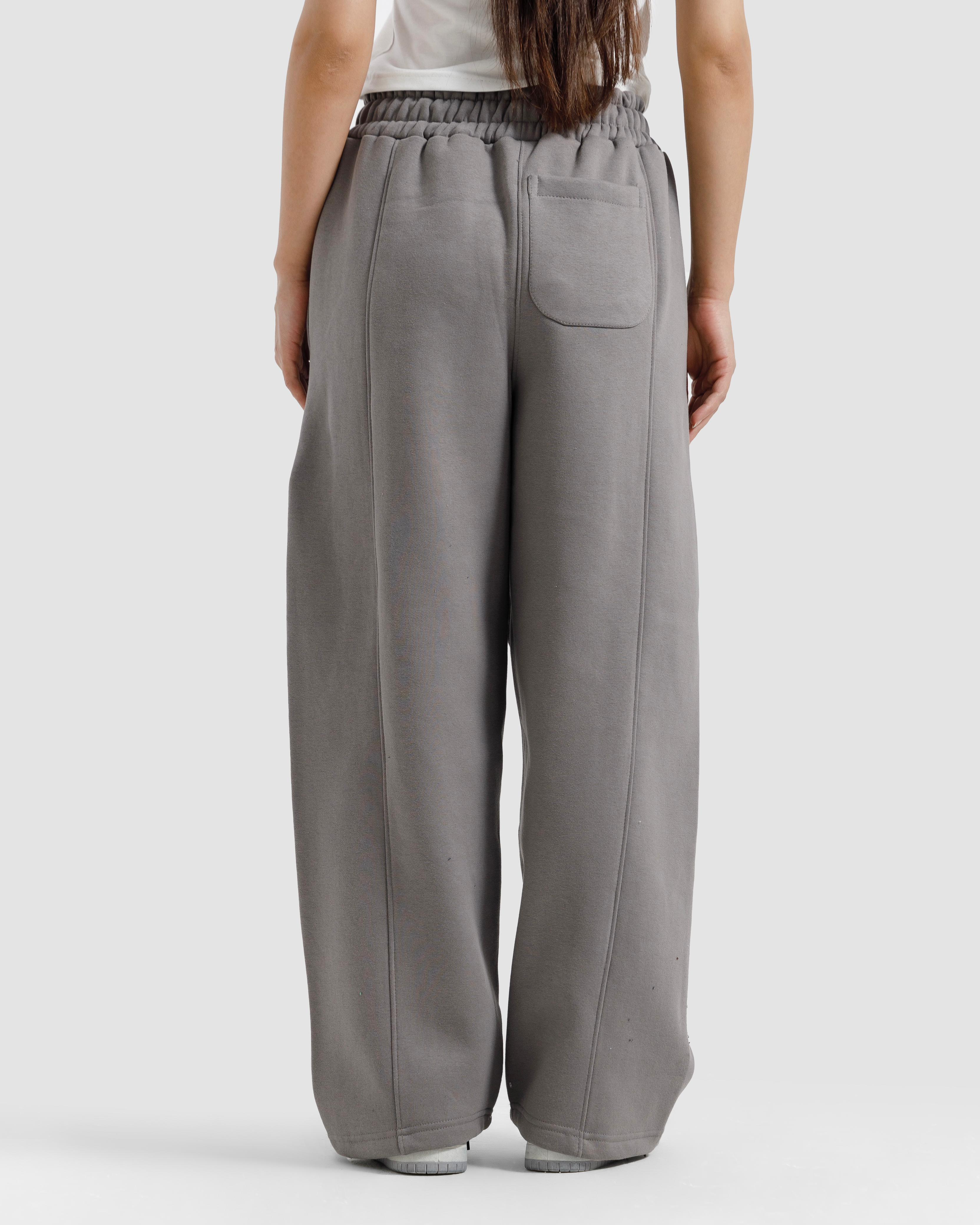 Straight-Leg Baggy Trousers