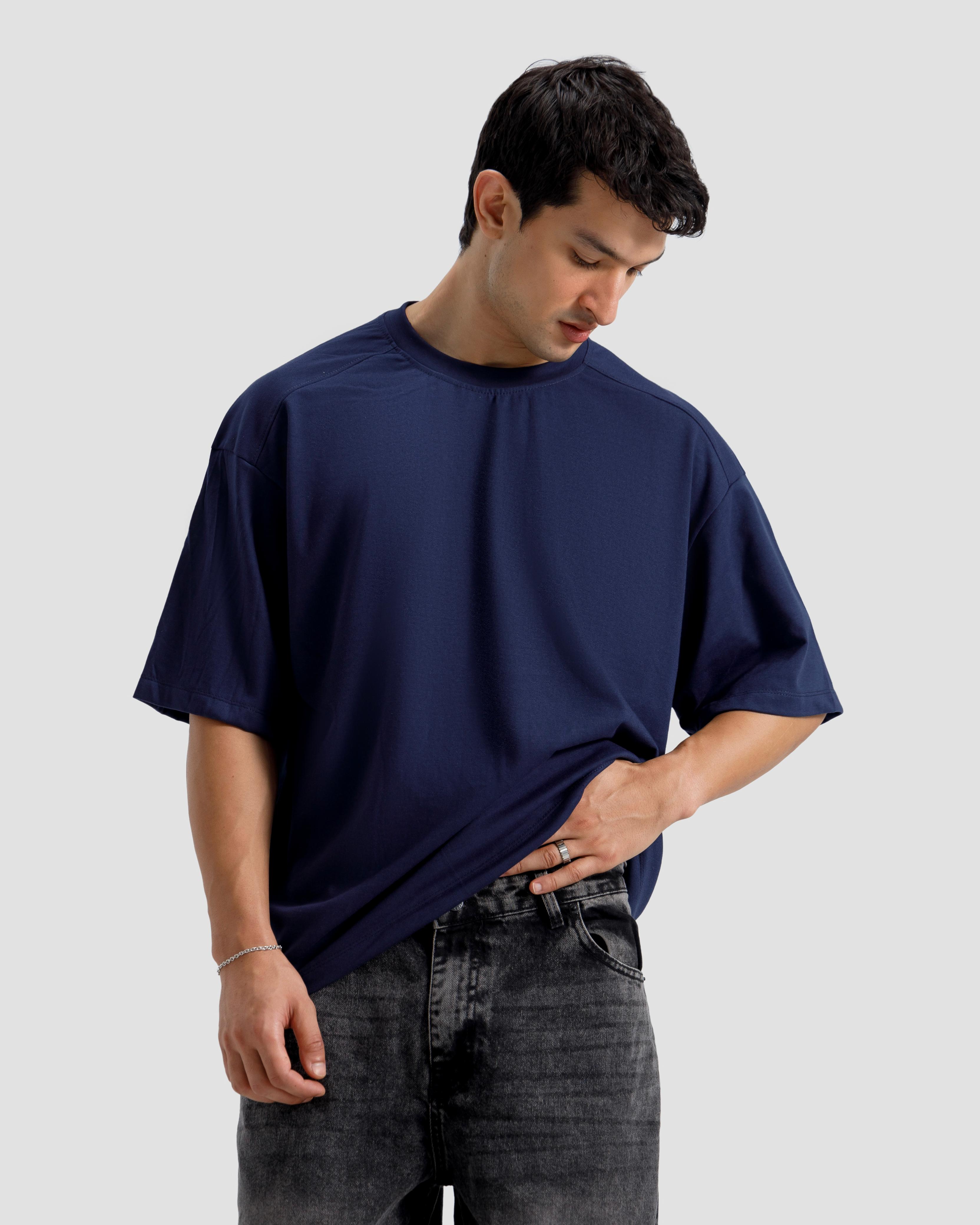 Boxy Shoulder Detail Basic Essential