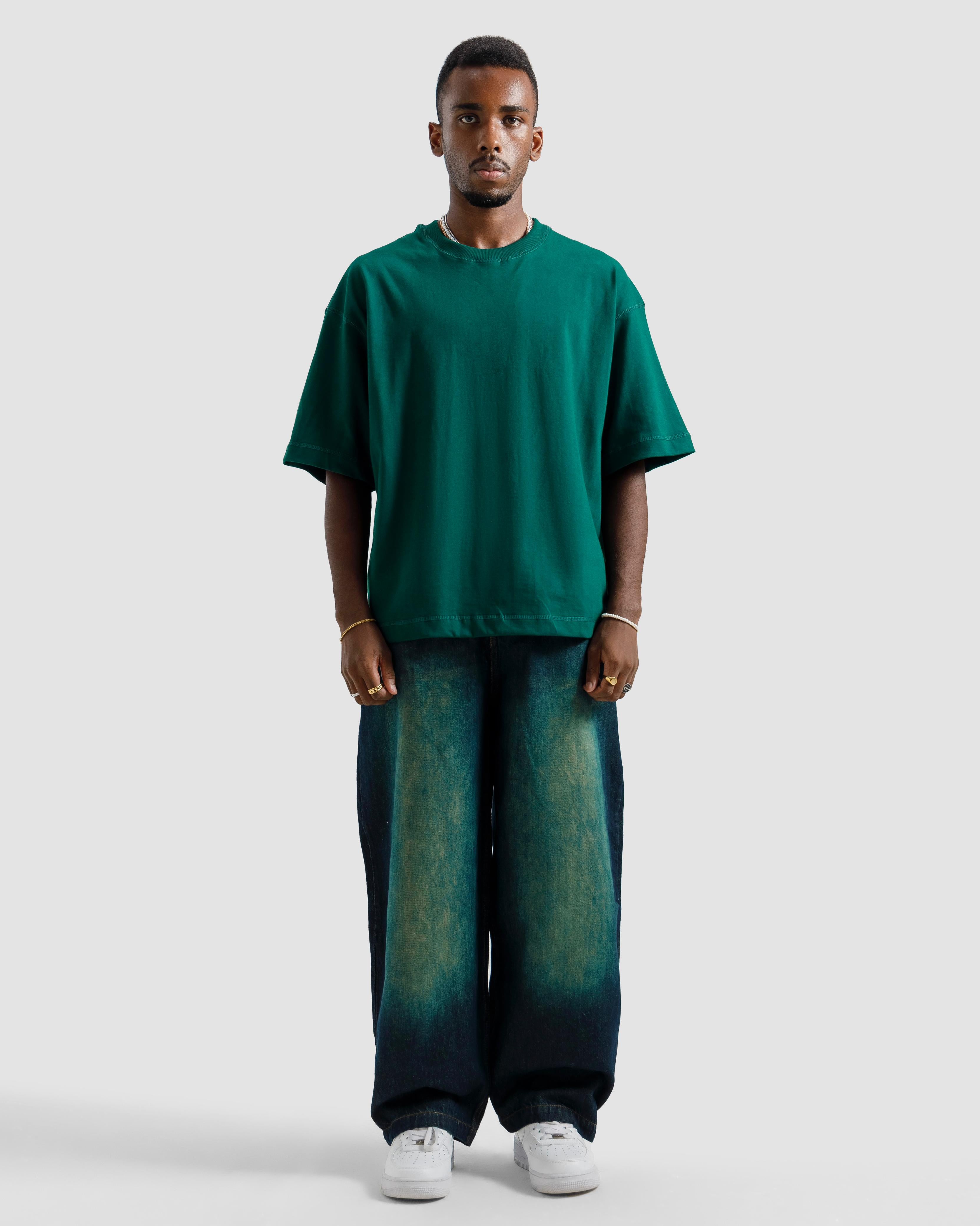 Boxy Seam Detail Basic Essential