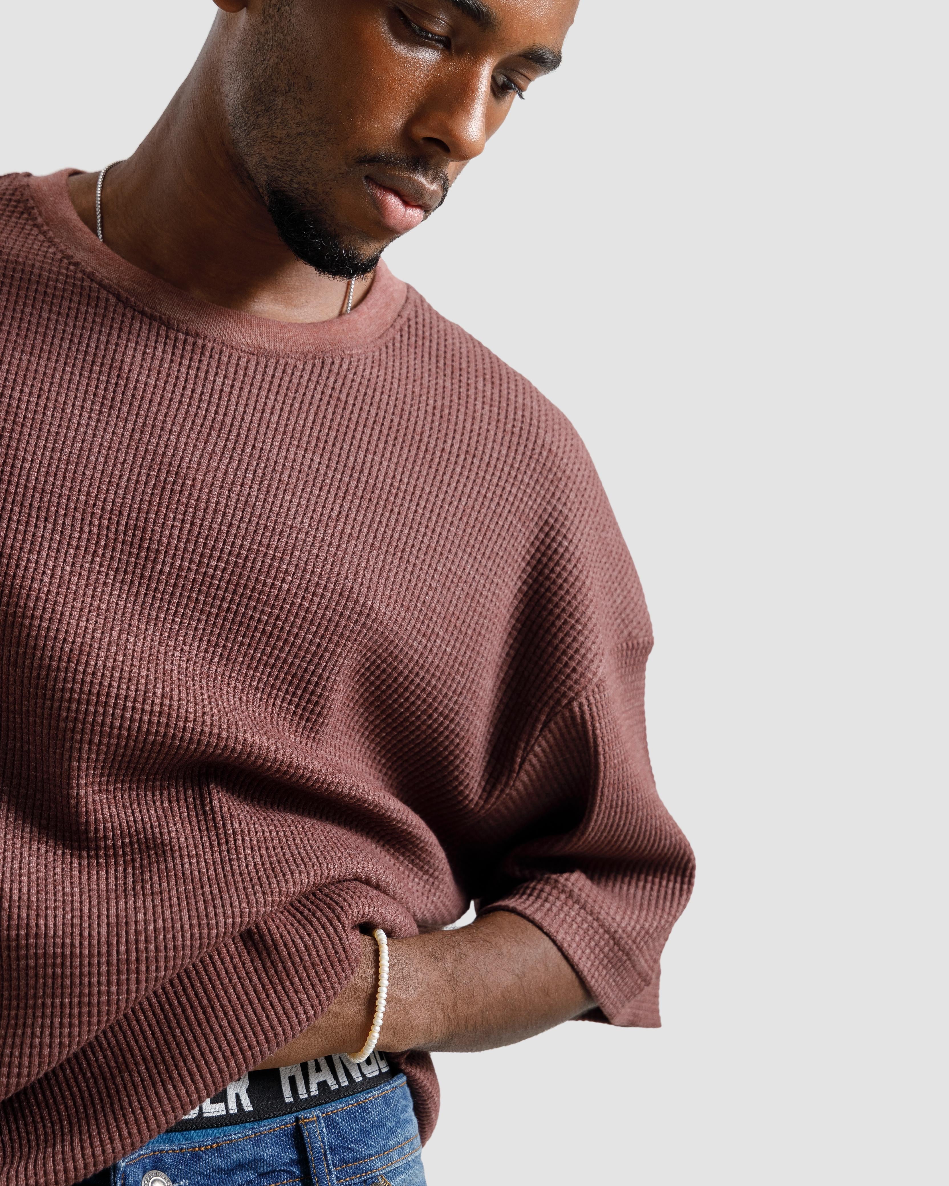 Waffle Knit Essential Tshirt