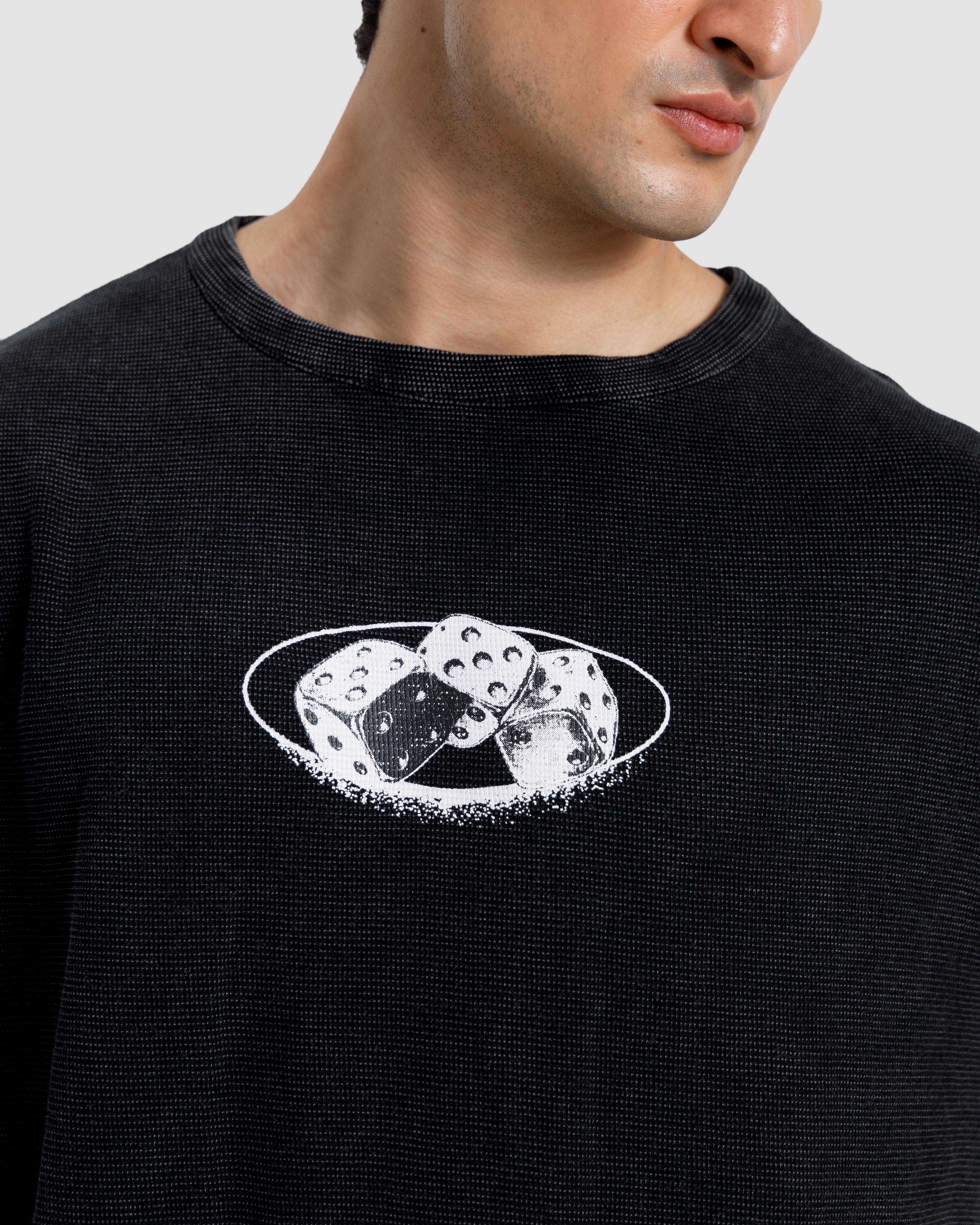 Washed Print Knit Tshirt