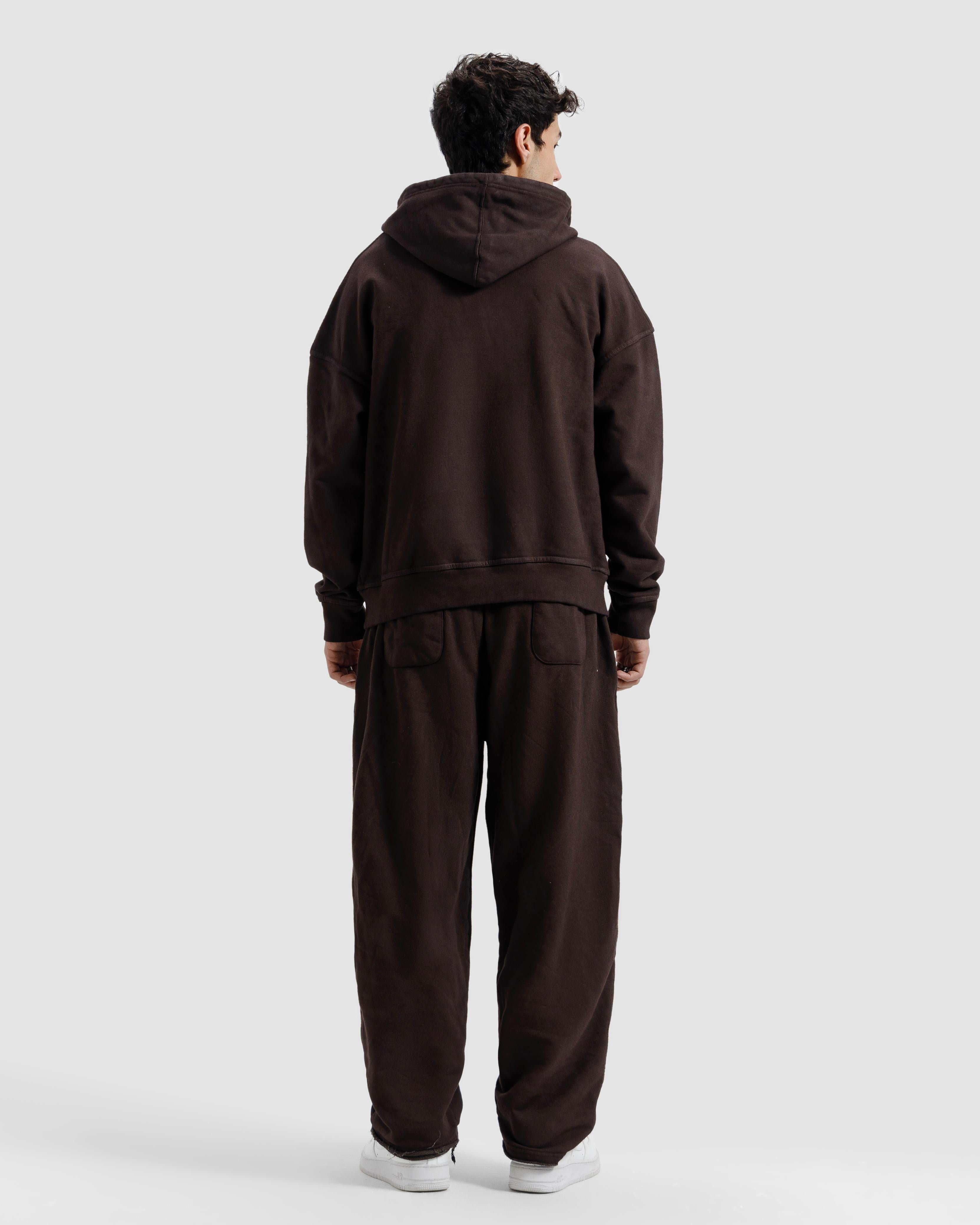 Washed Zipper Hoodie