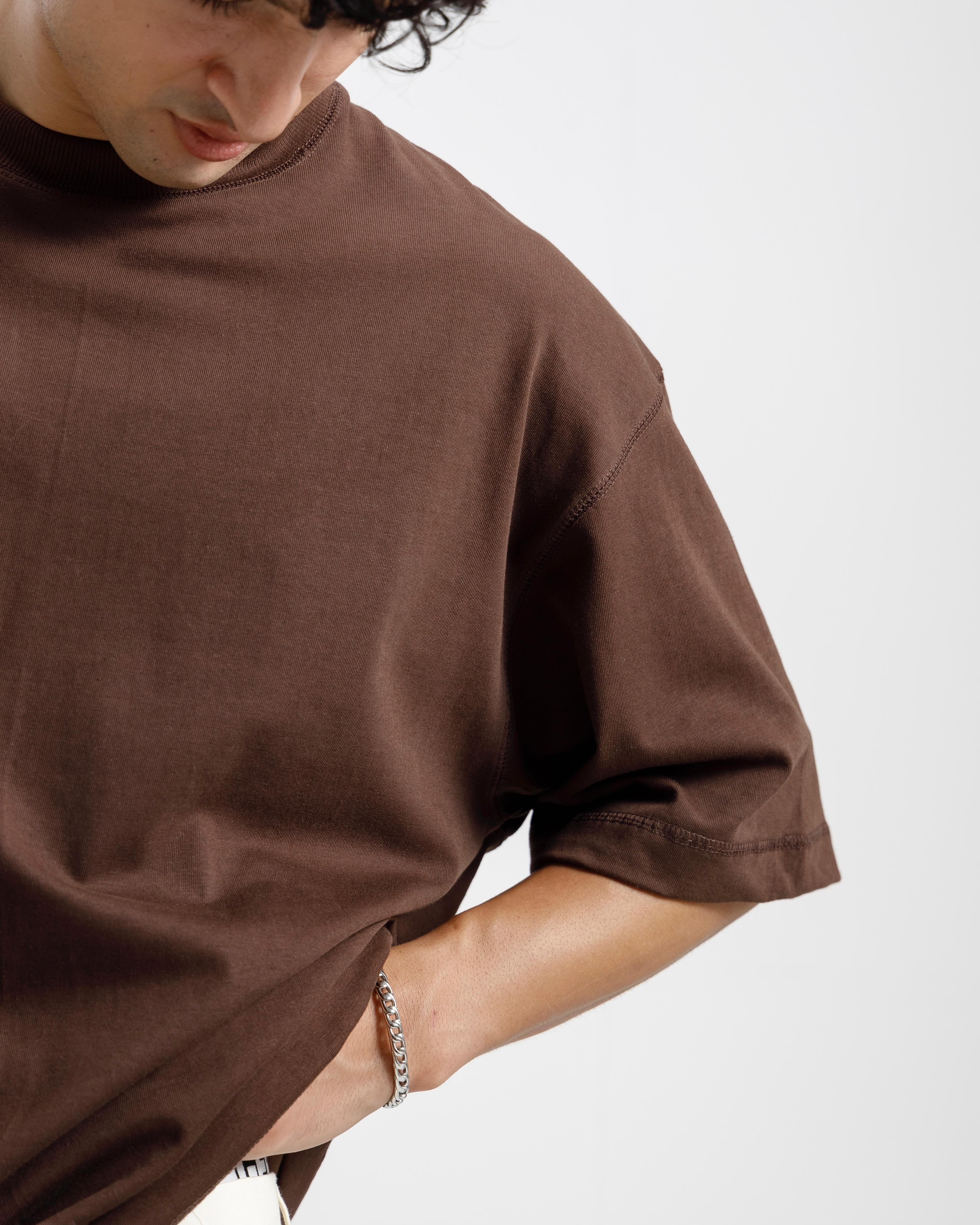 Boxy Seam Detail Basic Essential