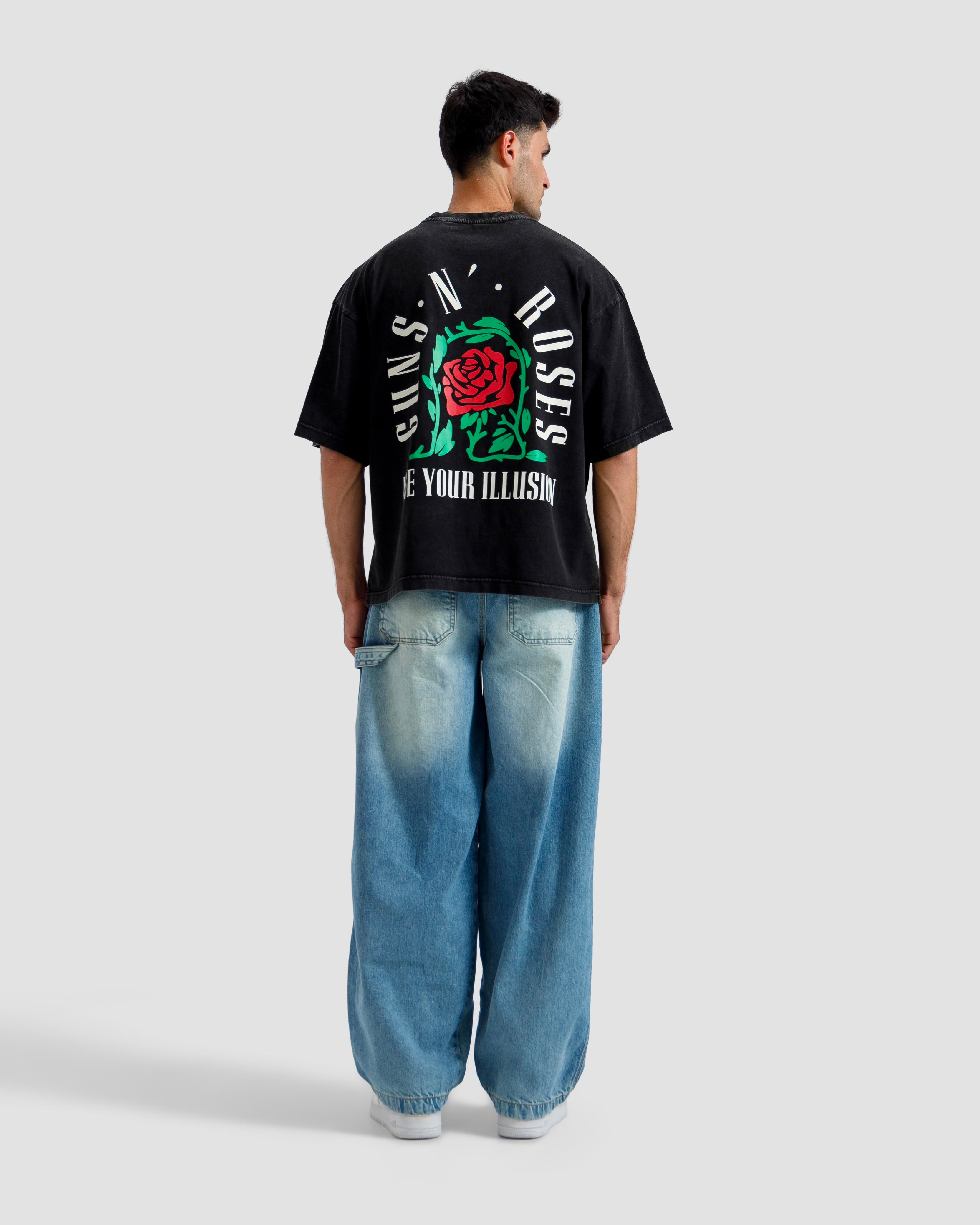 Washed Guns & Roses Tshirt