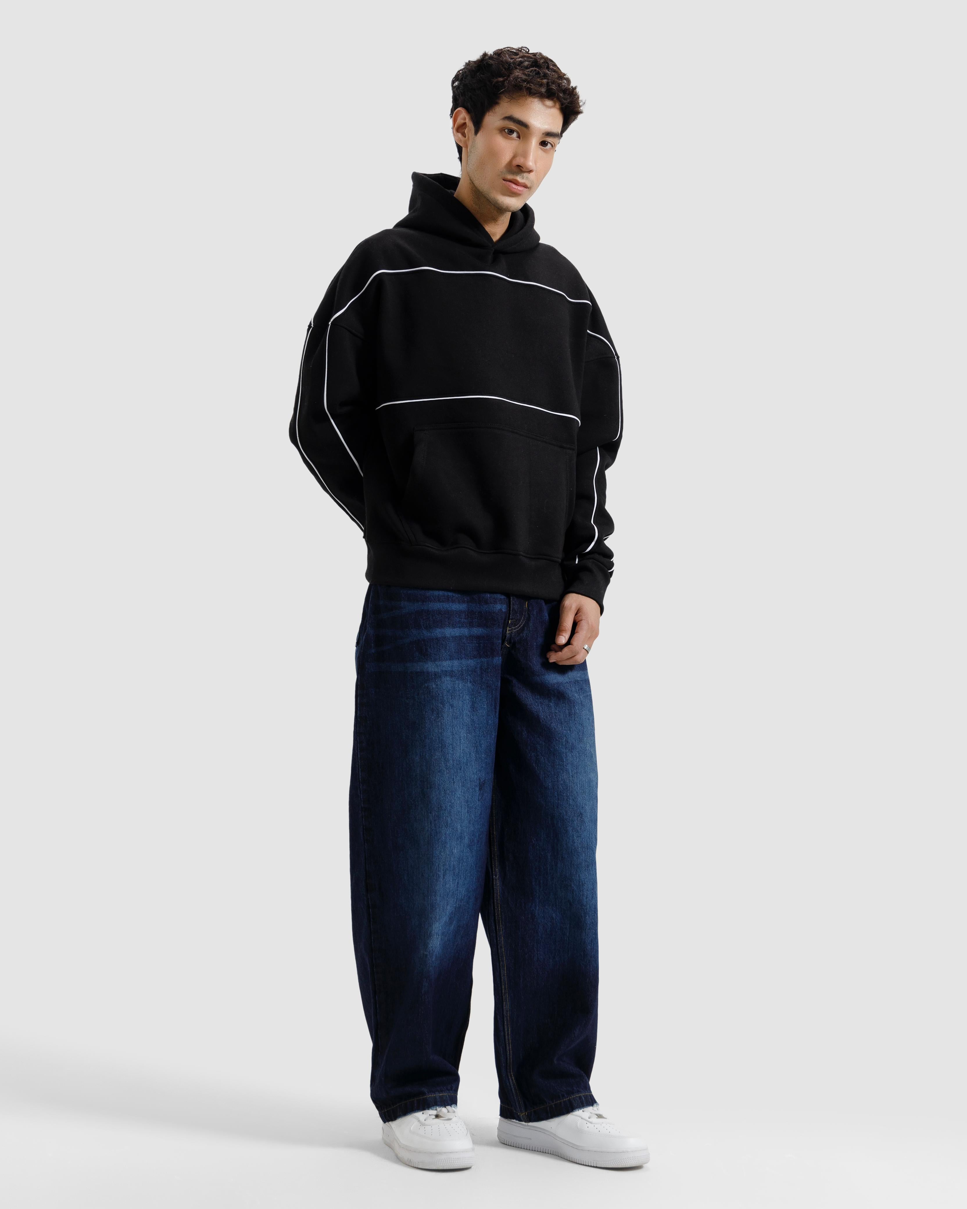 Pipping Detail Hoodie