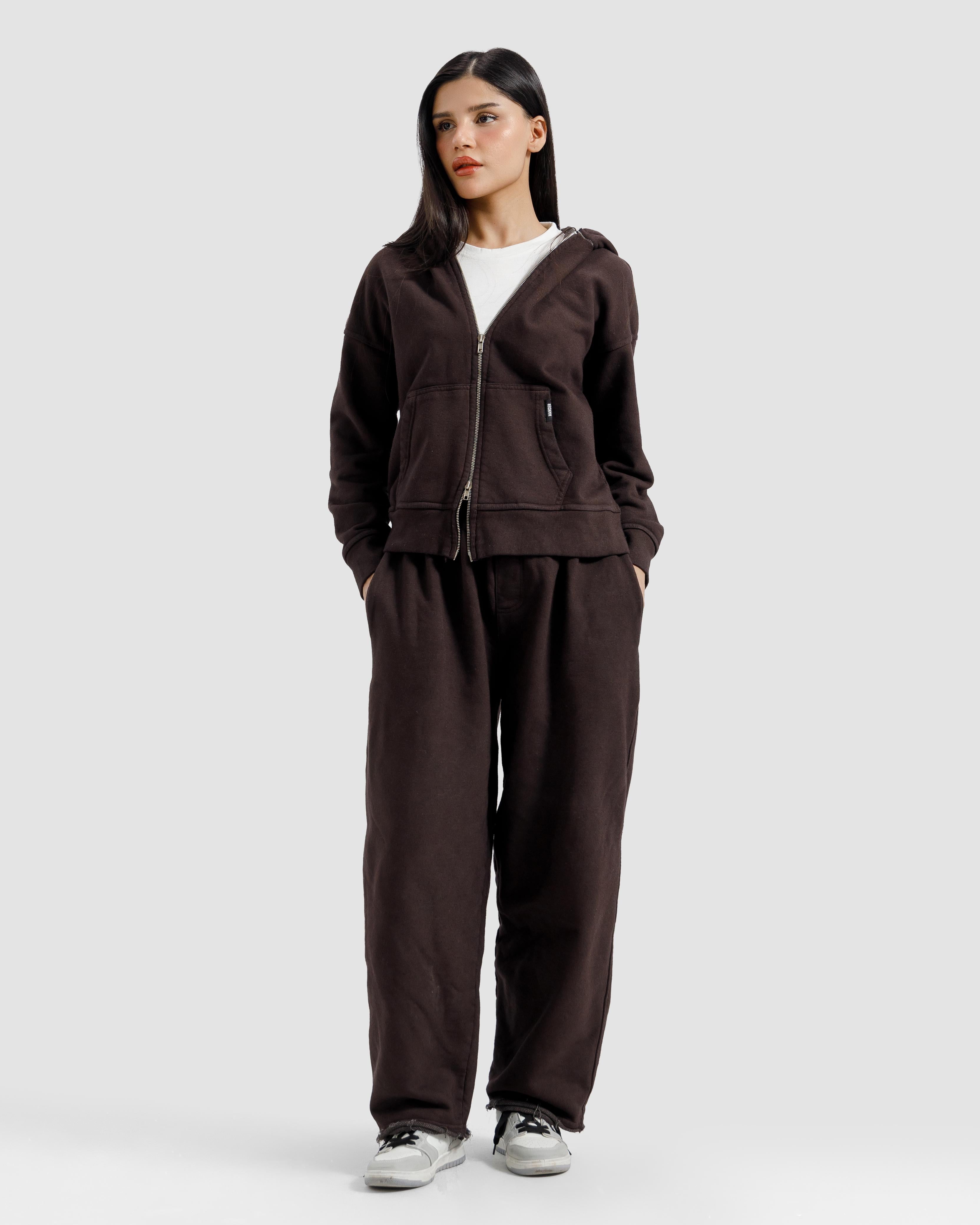 Washed Zipper Hoodie