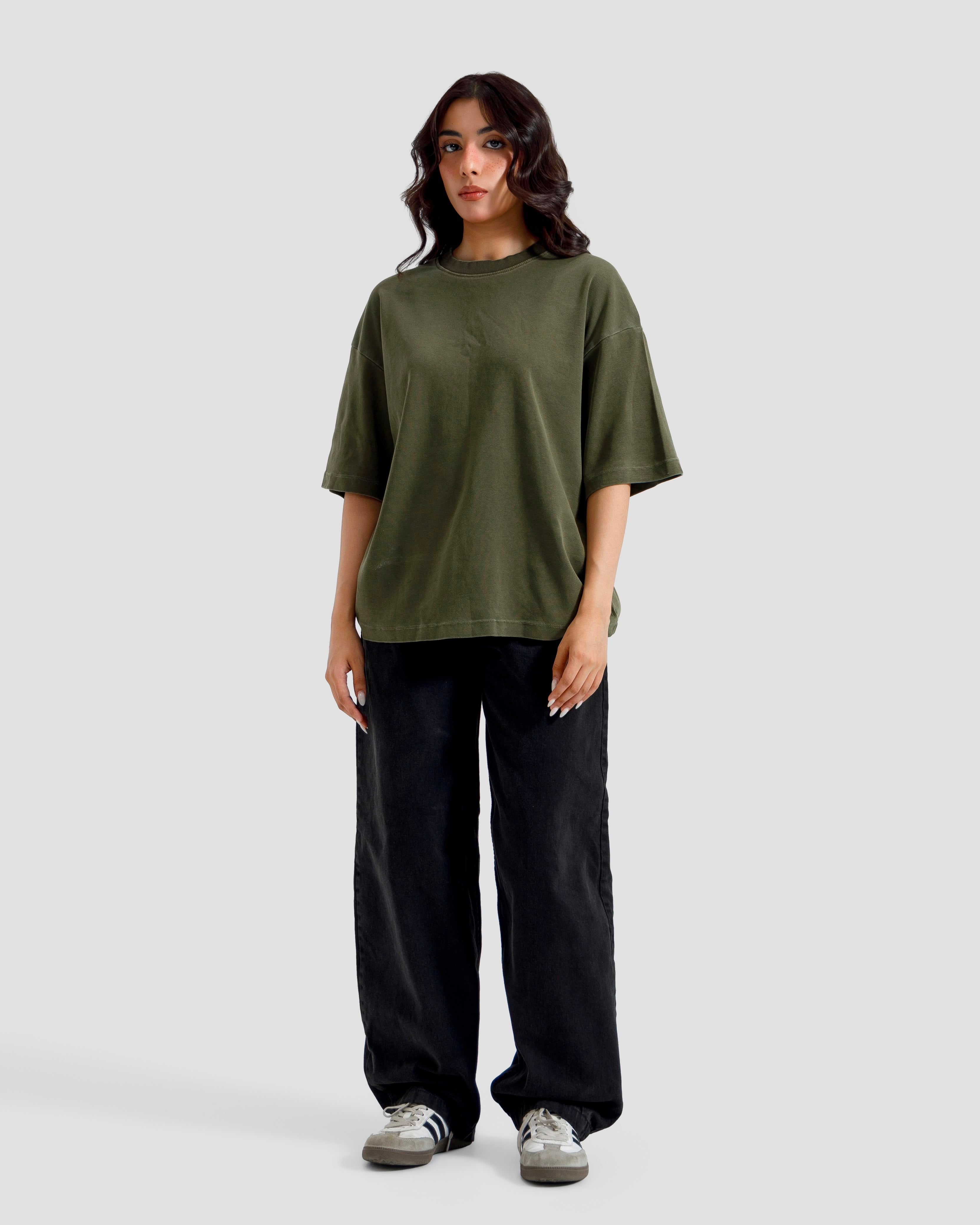 Washed Interlock Essential Tshirt