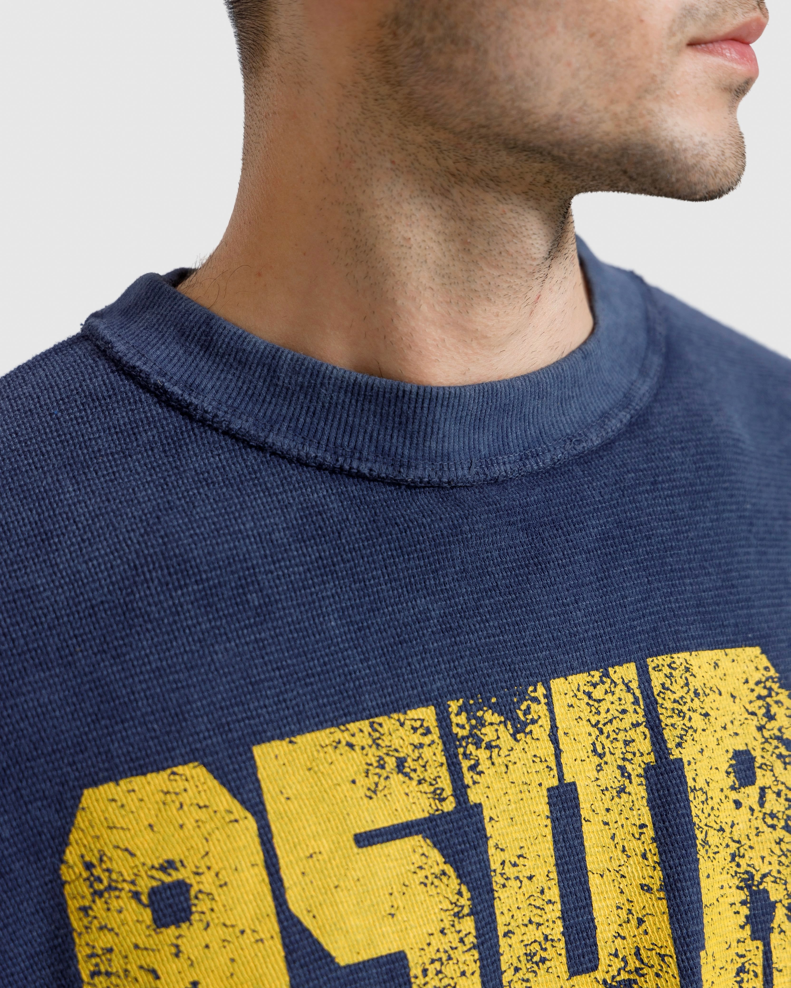 Washed Print Knit Tshirt