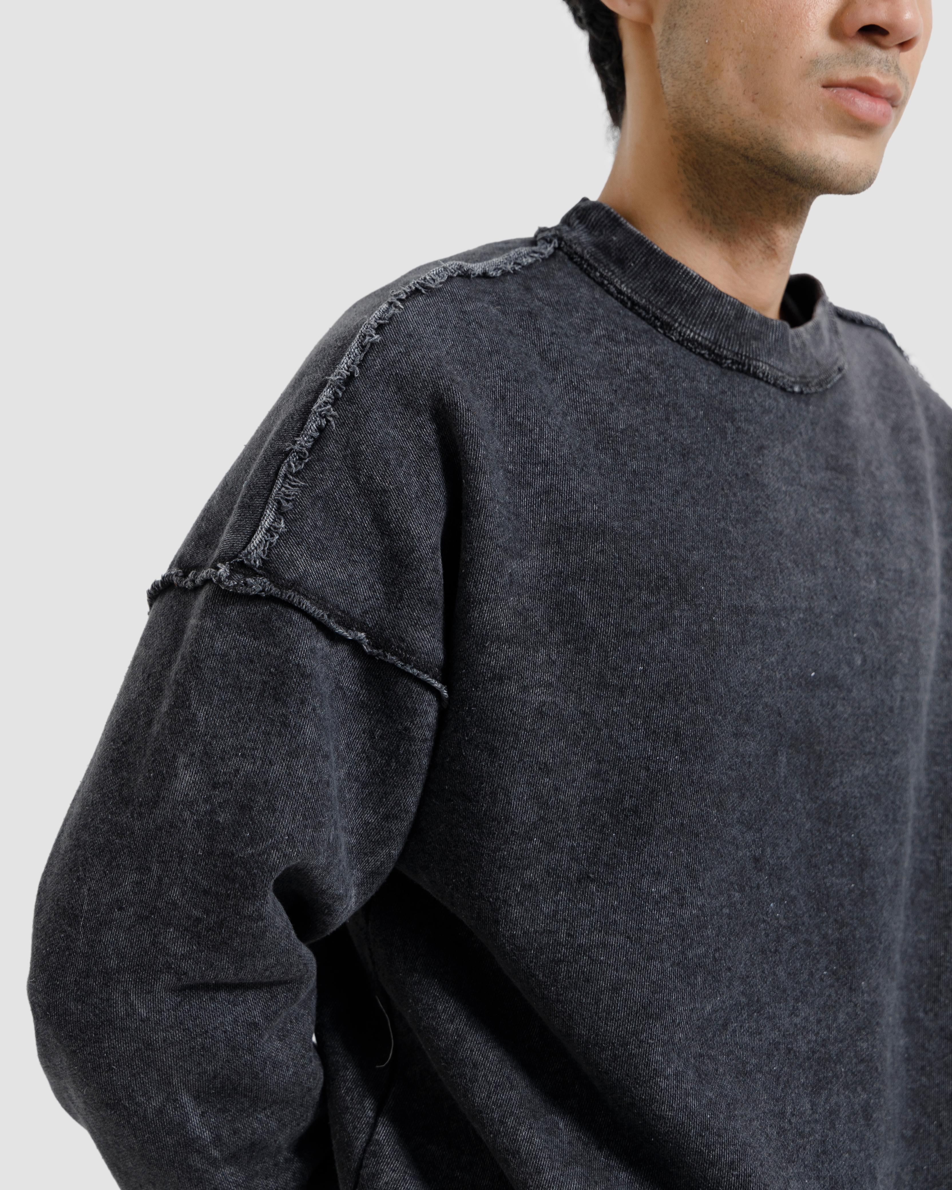 Raw Details Washed Boxy Sweatshirt