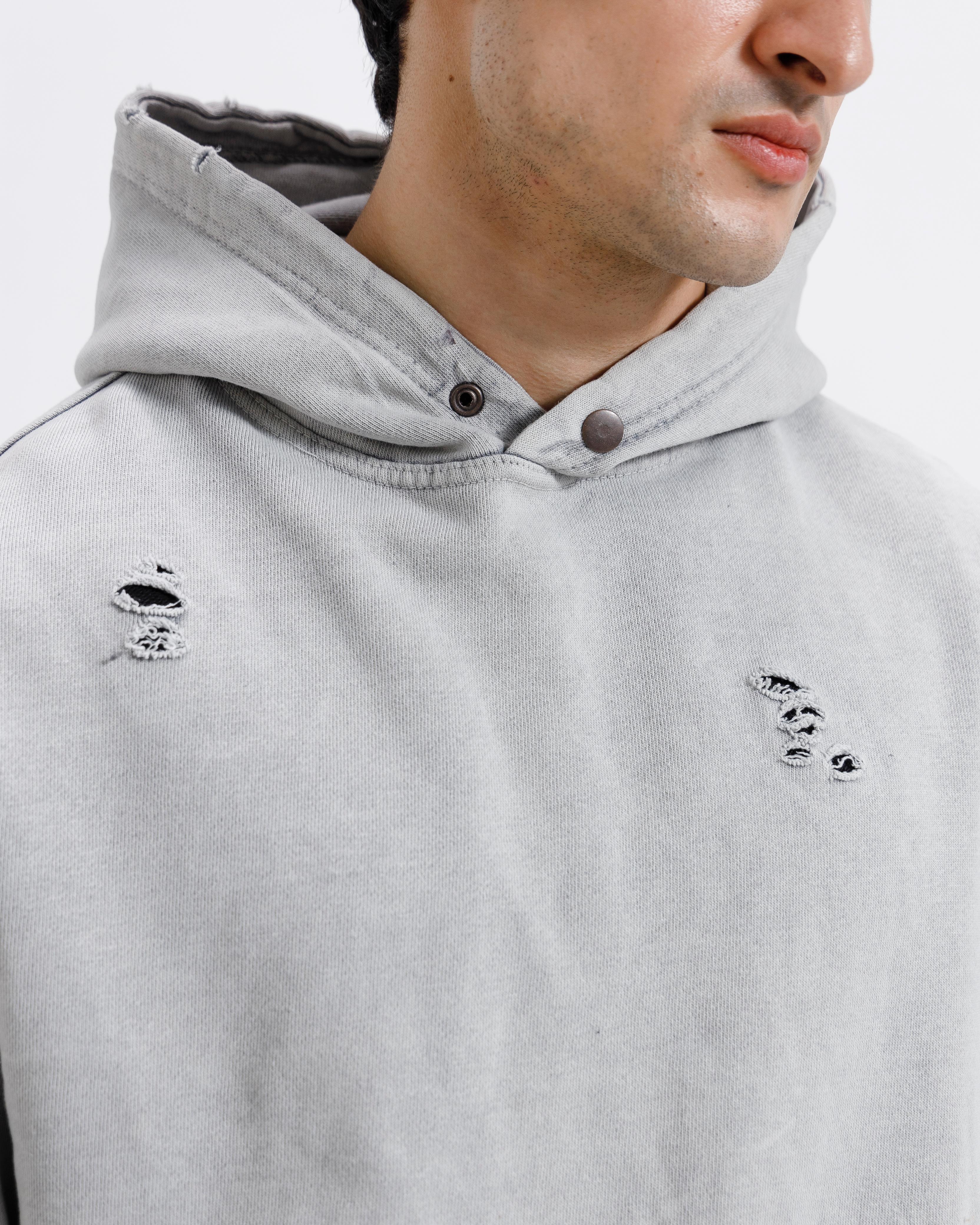 Distressed Washed Essential Hoodie