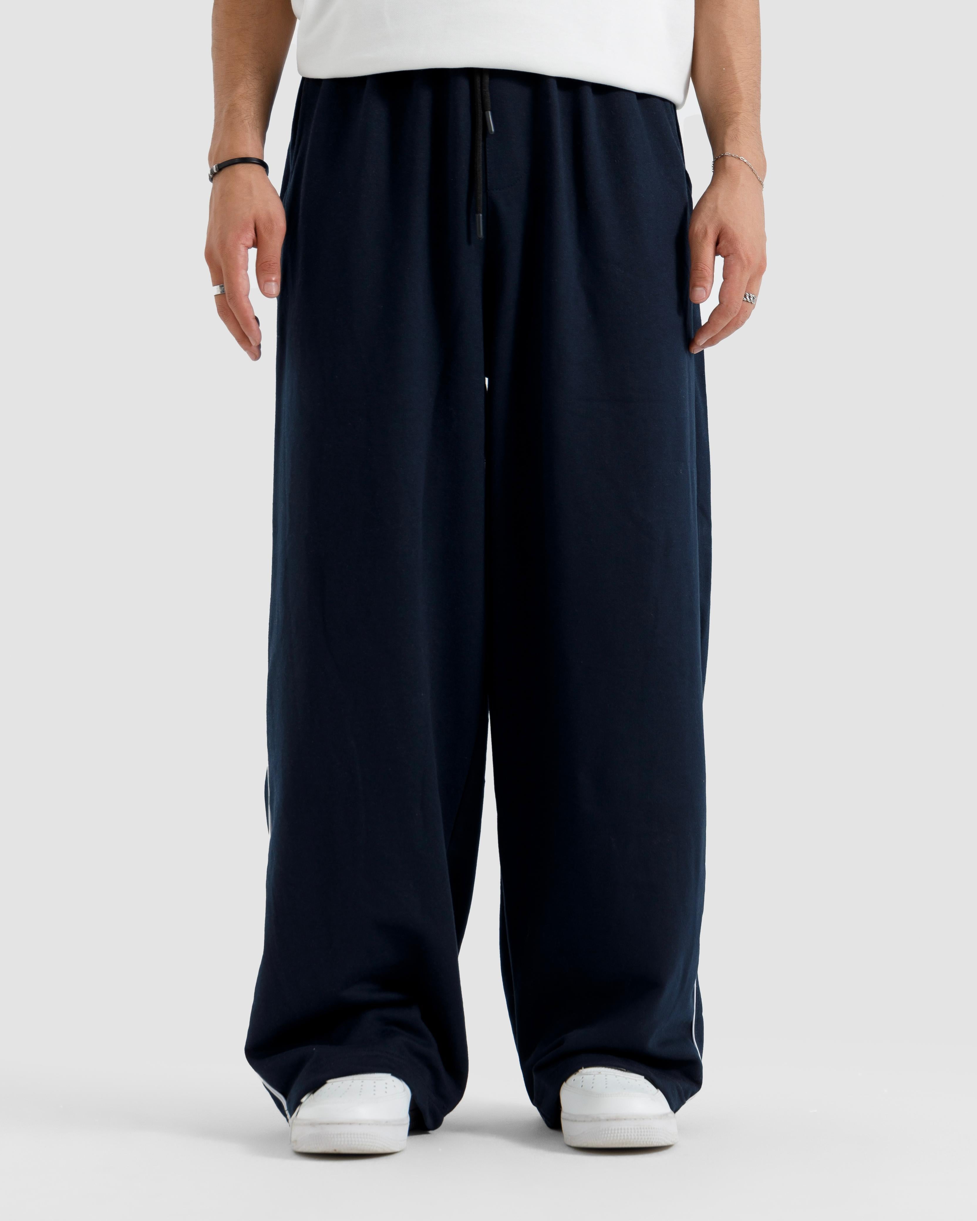 Baggy Fit Trouser With Piping Detail