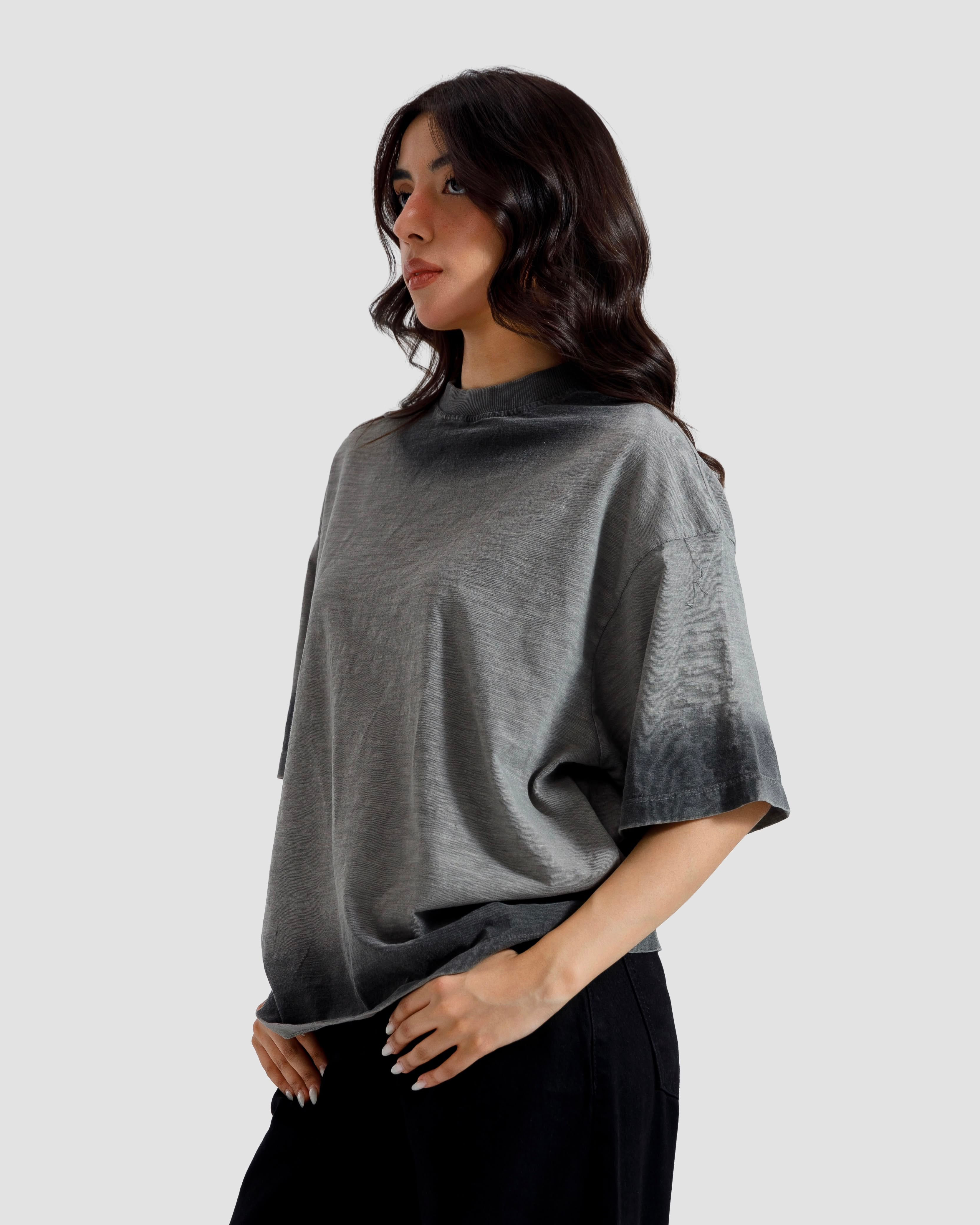 Slub Textured Washed T-Shirt