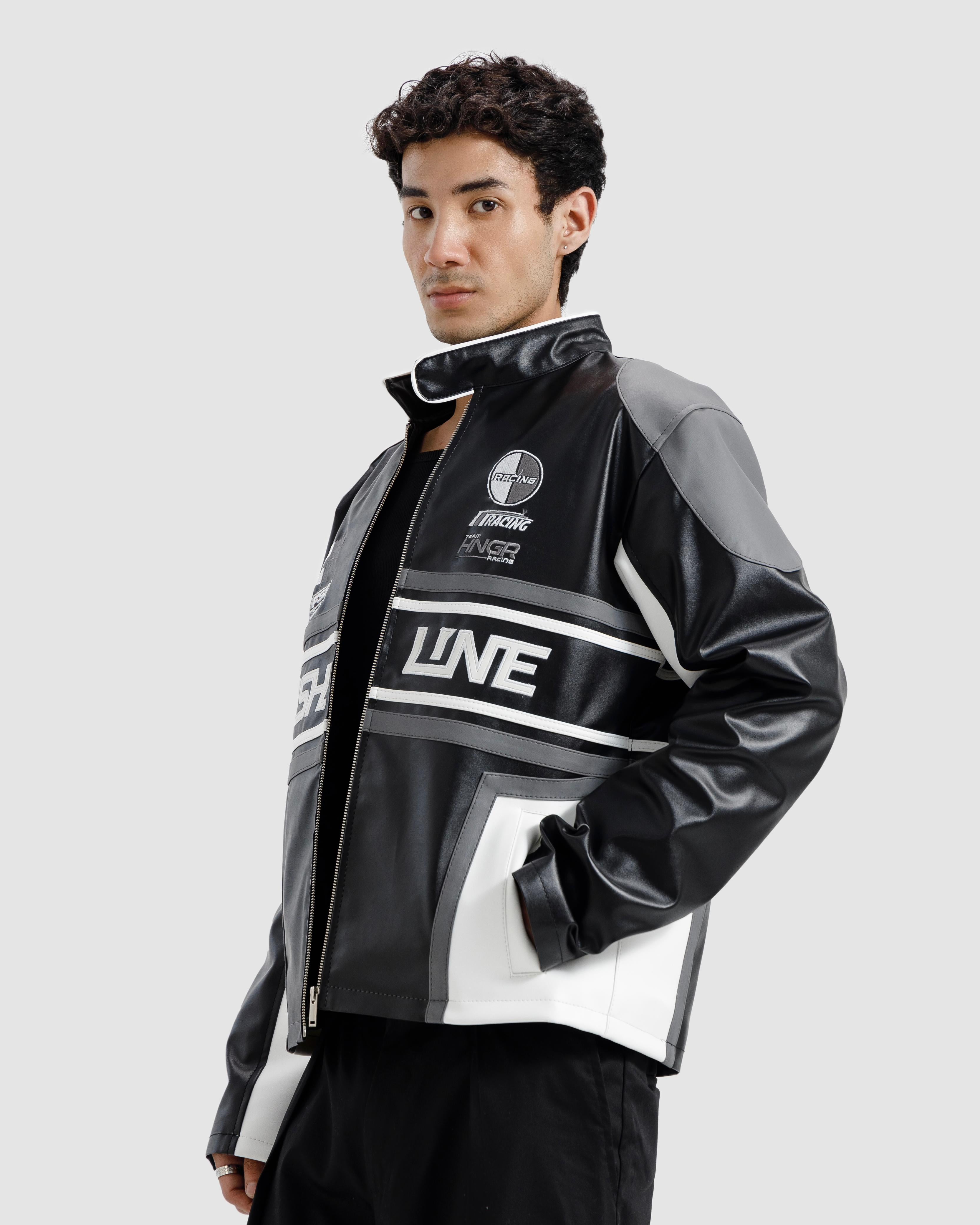 Faux Leather Biker Jacket