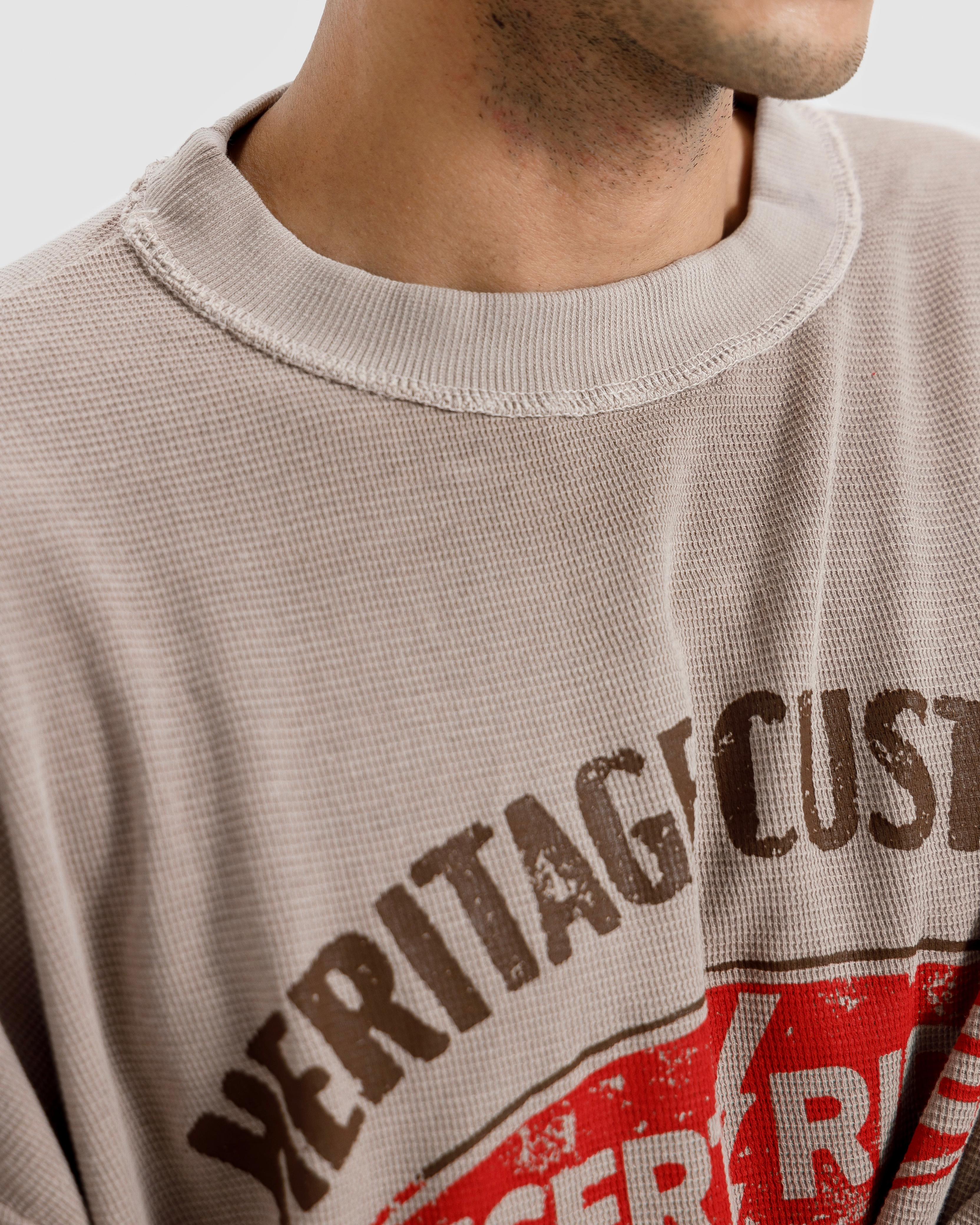 Washed Print Knit Tshirt