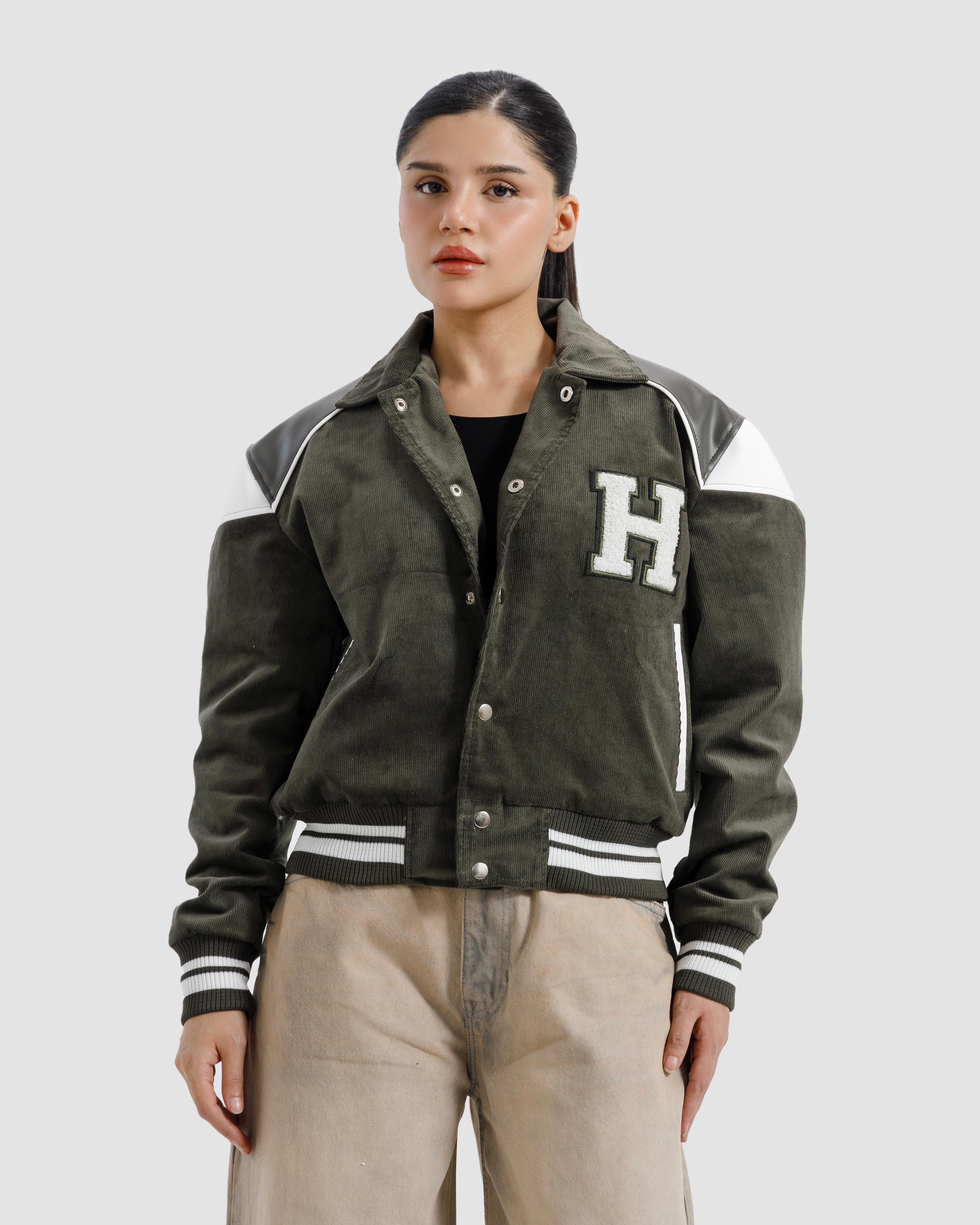 Corduroy Varsity Jacket