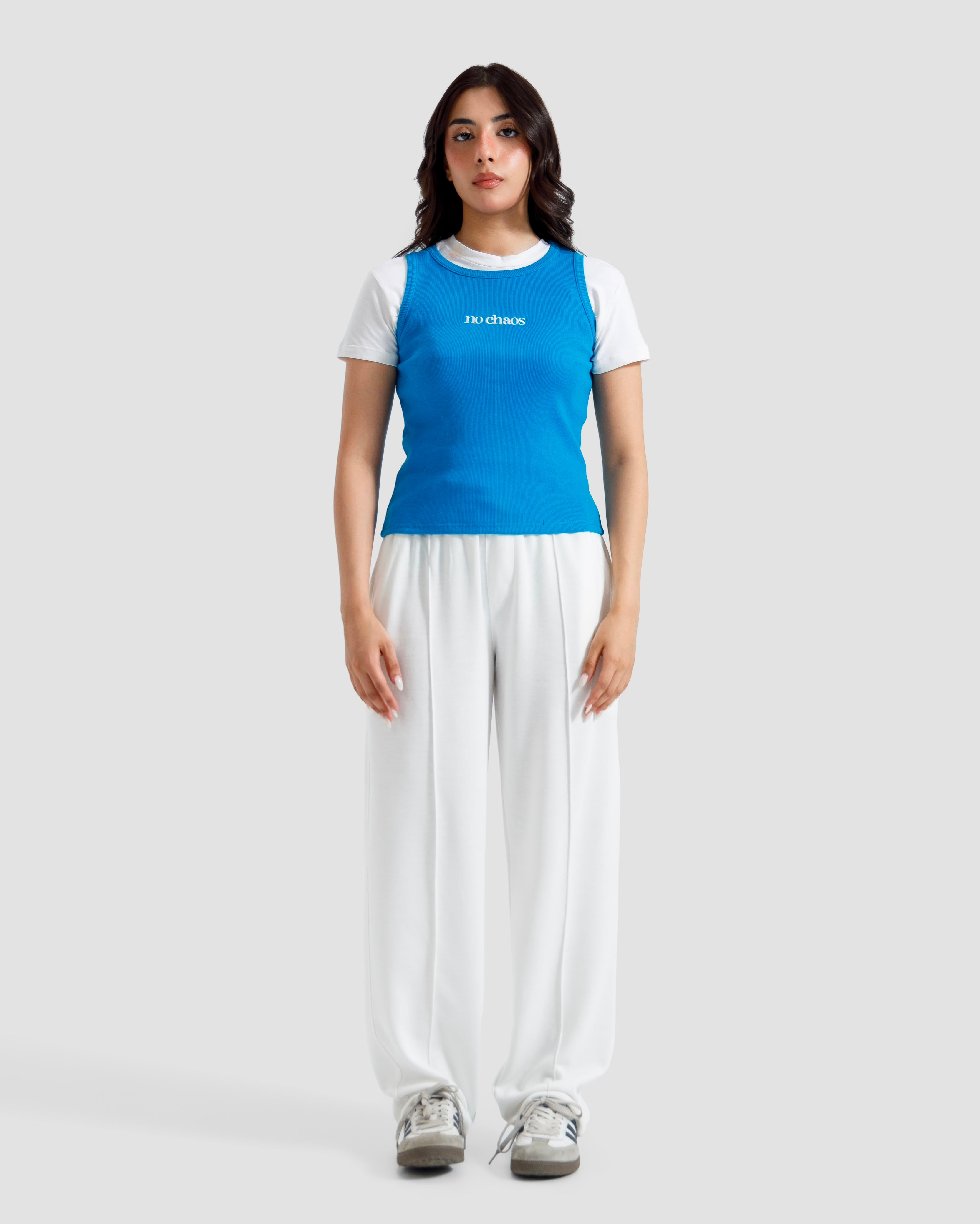No Chaos Ribbed Tank Top