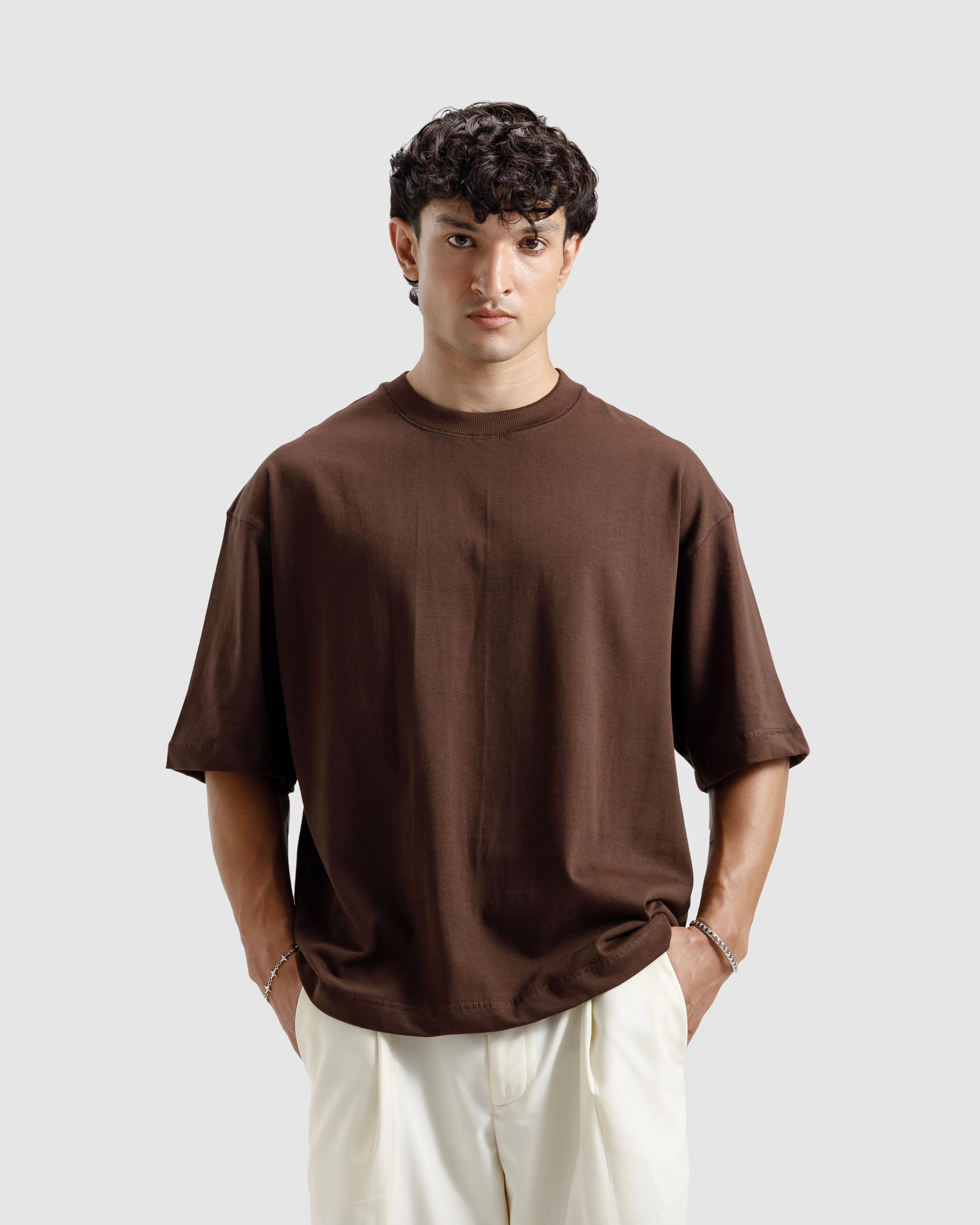 Boxy Seam Detail Basic Essential