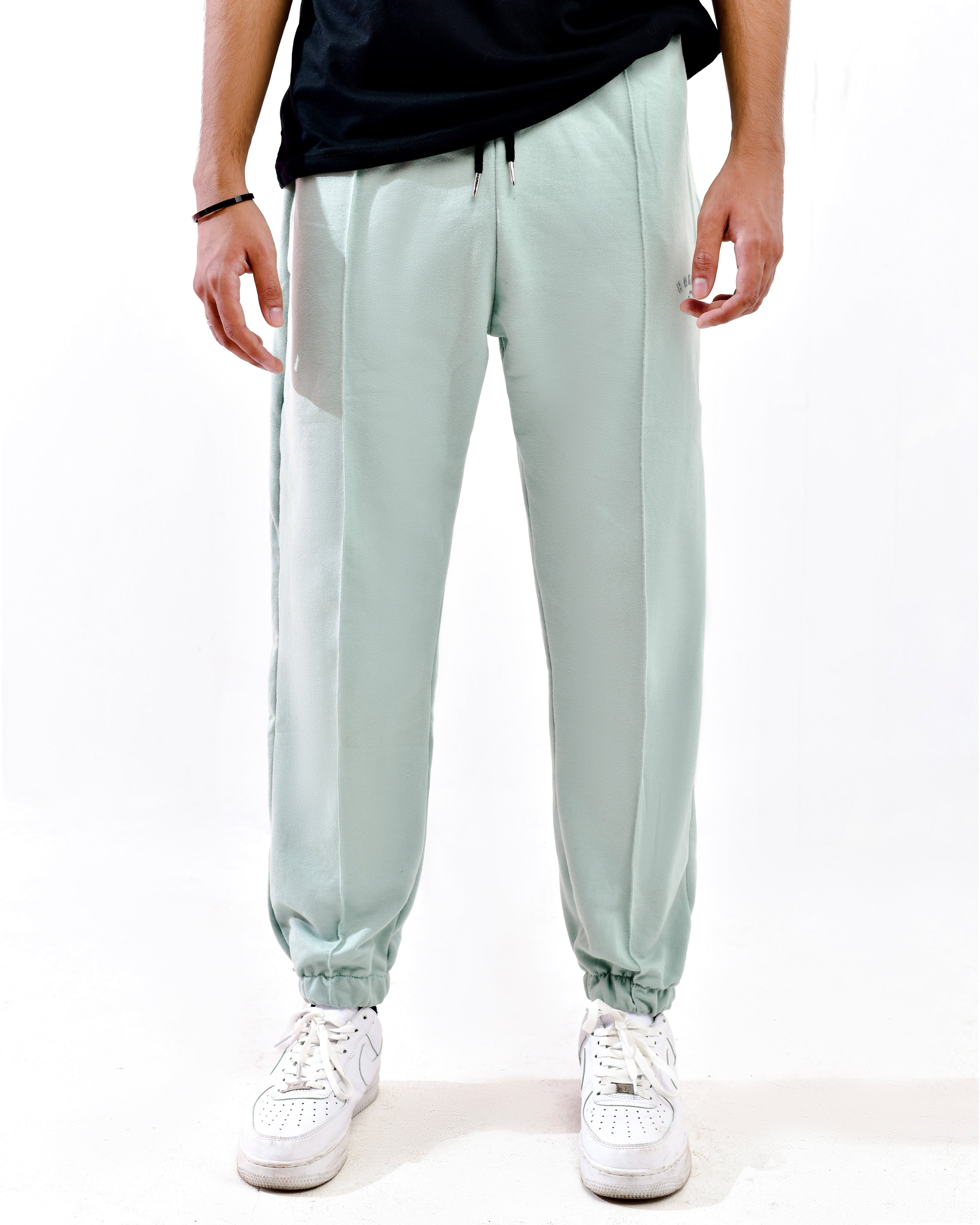 Mint Pleated Trousers