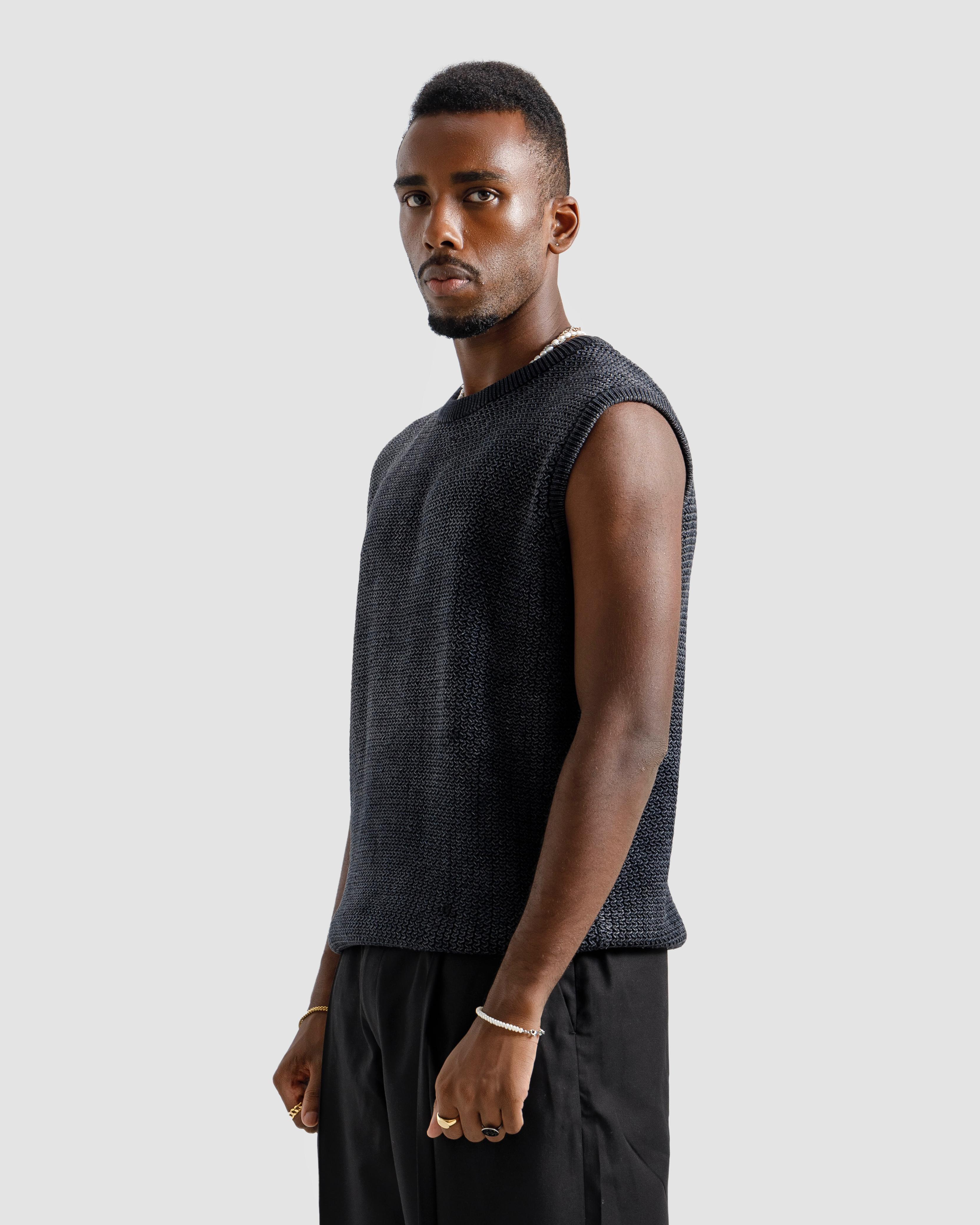 Washed Knit Vest