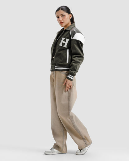 Corduroy Varsity Jacket