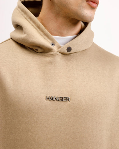 Sand Beige Essential Hoodie