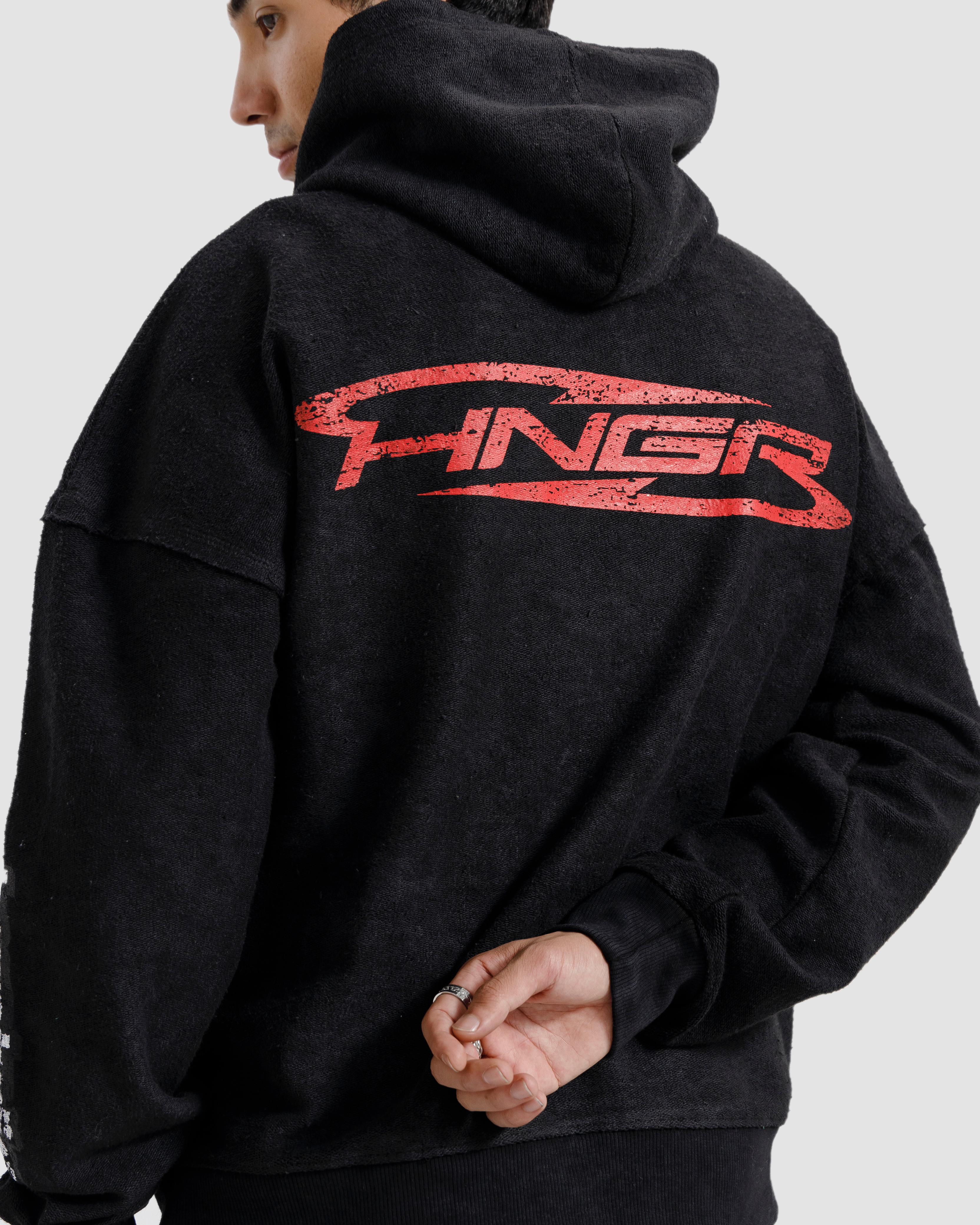 Washed Reverse Detail Hngr Studios Hoodie