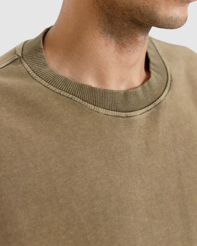 Washed Interlock Essential Tshirt