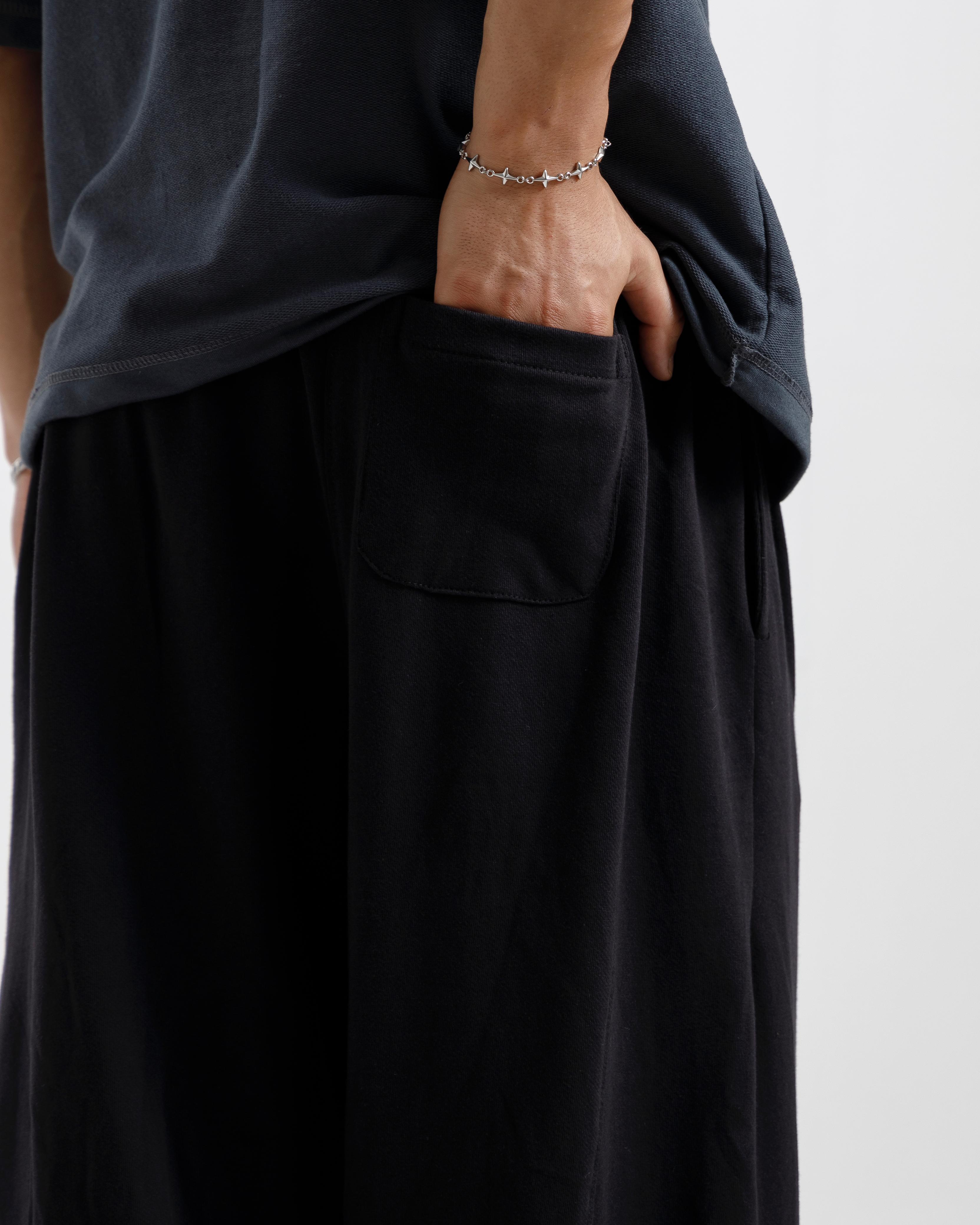 Straight-Leg Baggy Trousers