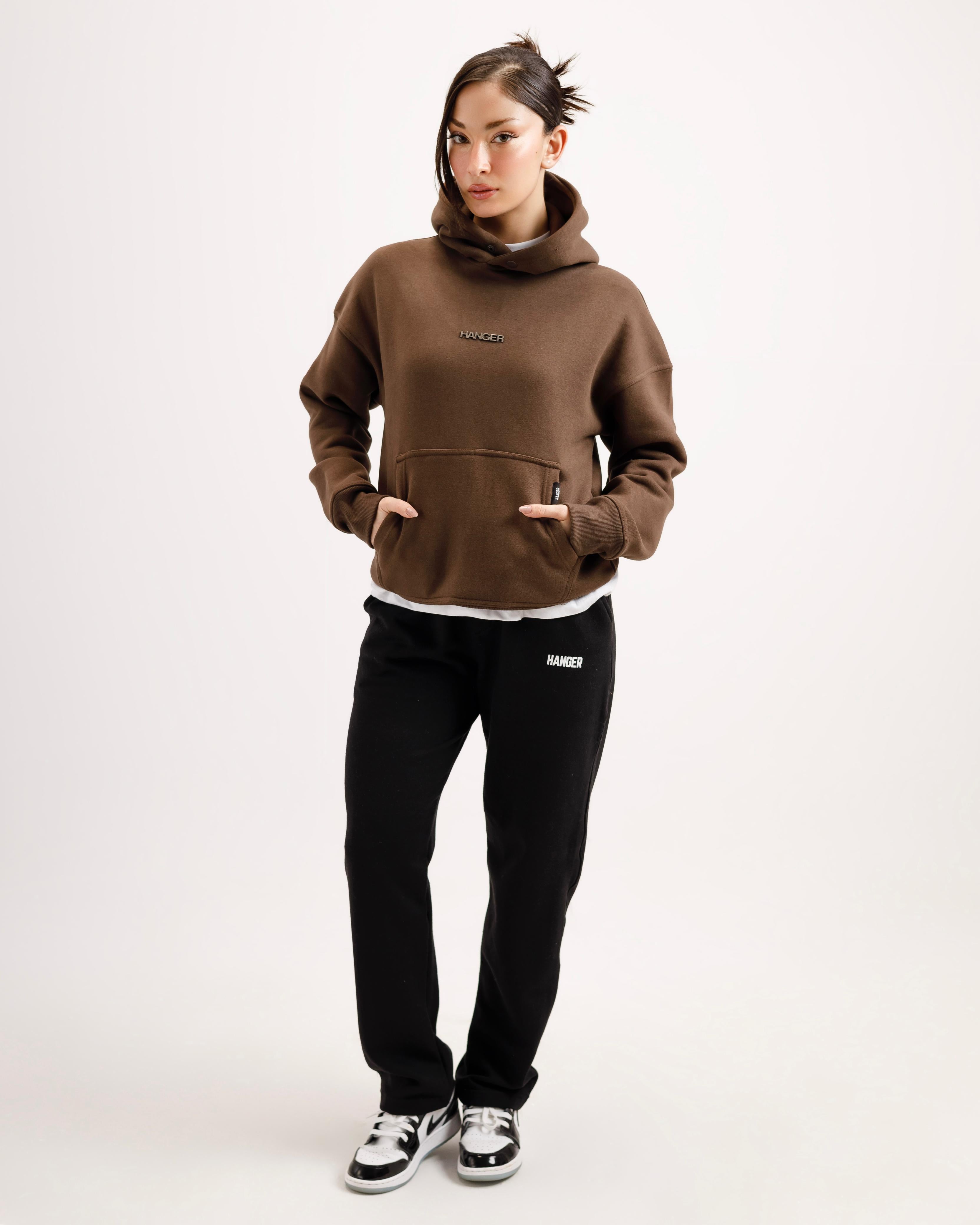 Brown Essential Hoodie