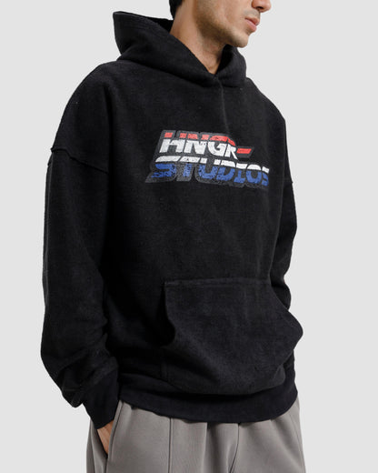 Washed Reverse Detail Hngr Studios Hoodie