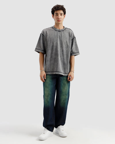 Raw Details Washed Boxy Tshirt