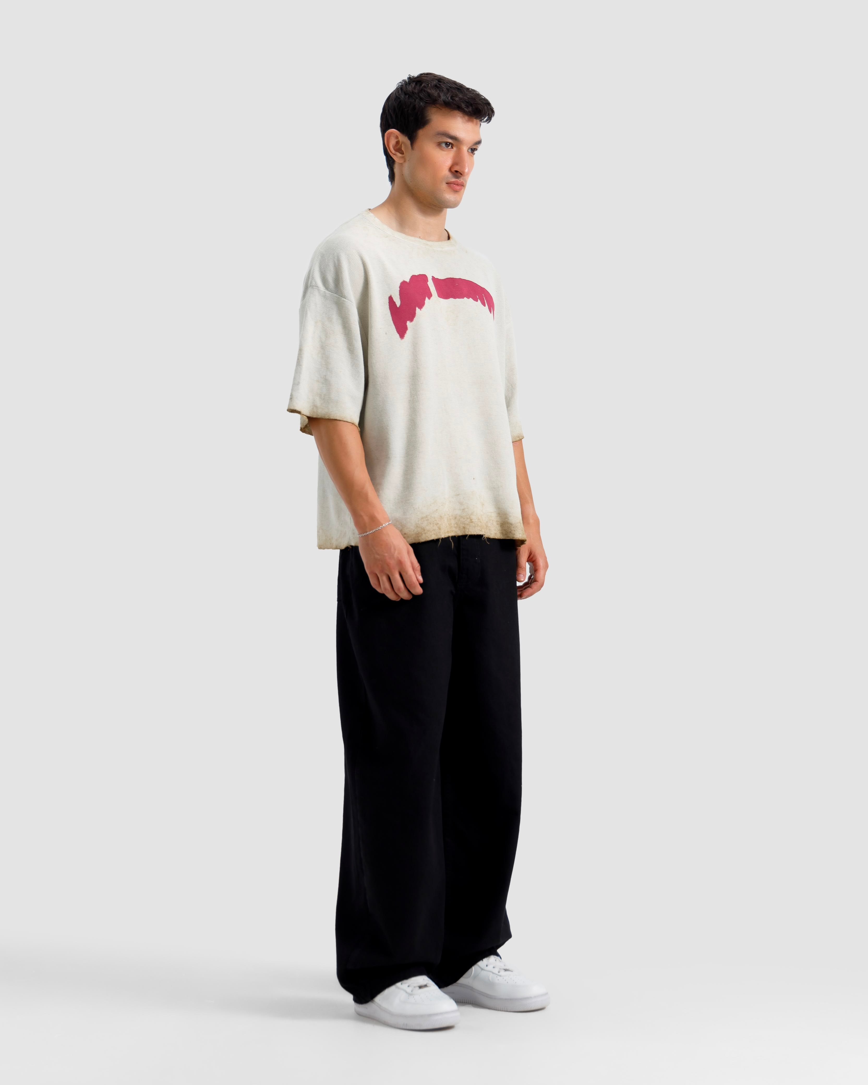 Washed Knit Lost Identity Tshirt